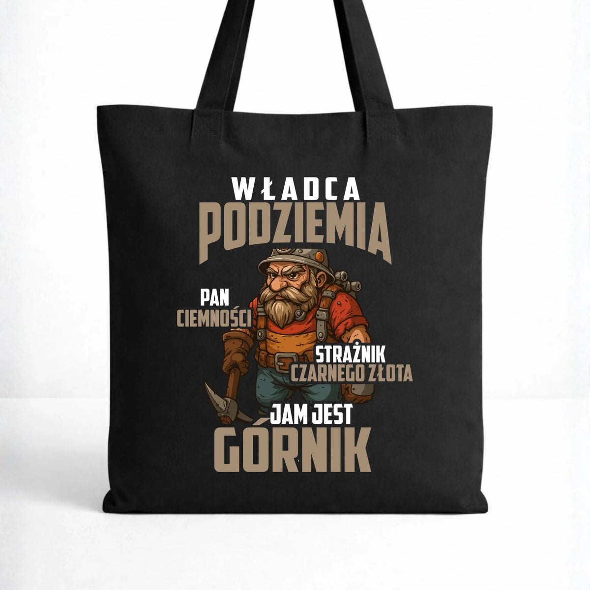 Czarna torba dla górnika - Strażnik czarnego złota