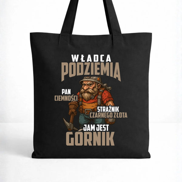 Czarna torba dla górnika - Strażnik czarnego złota