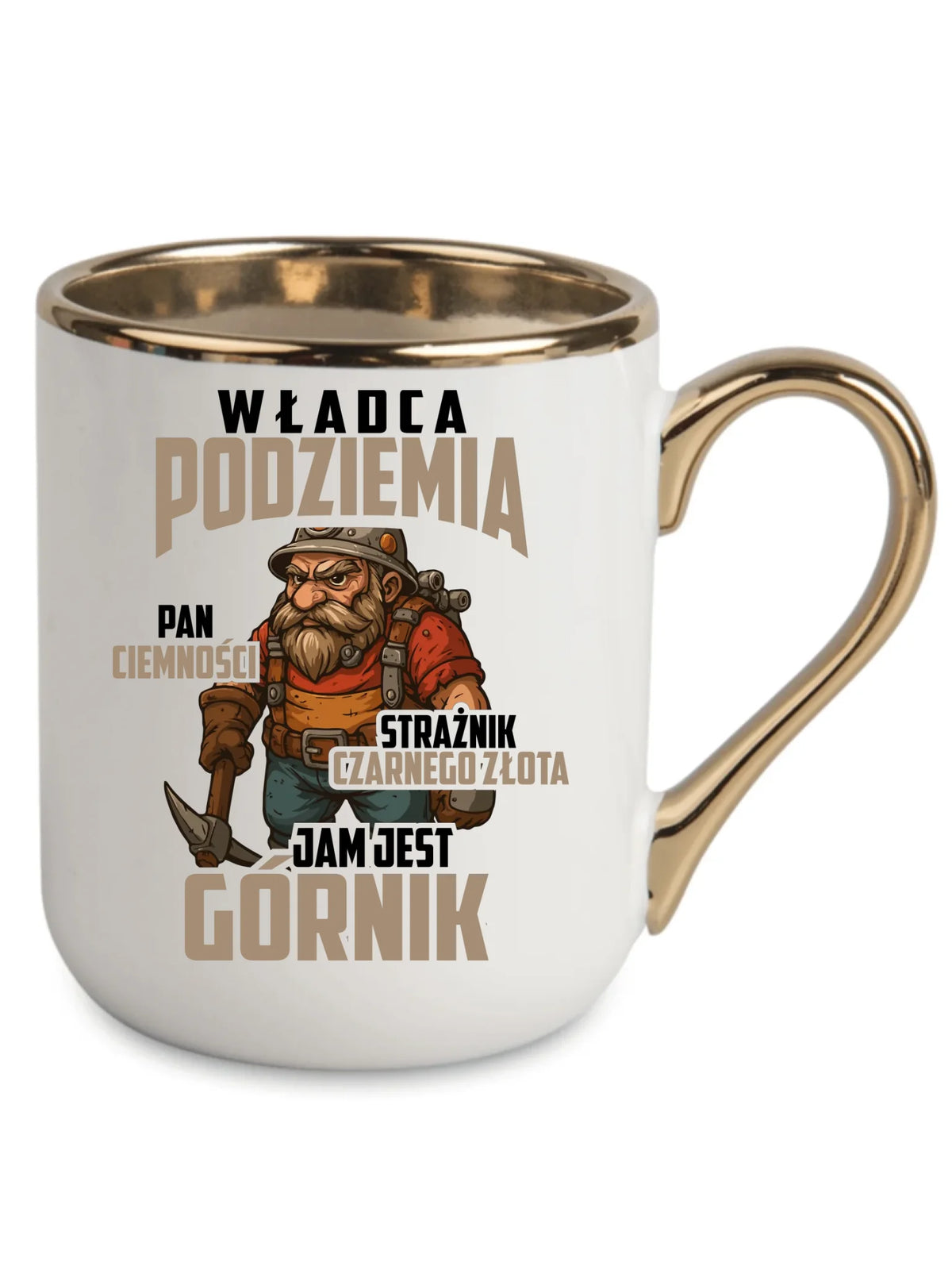 Kubek elegant dla górnika - Strażnik czarnego złota
