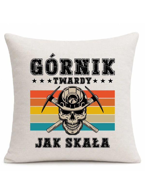 Poduszka dla górnika - Twardy jak skała