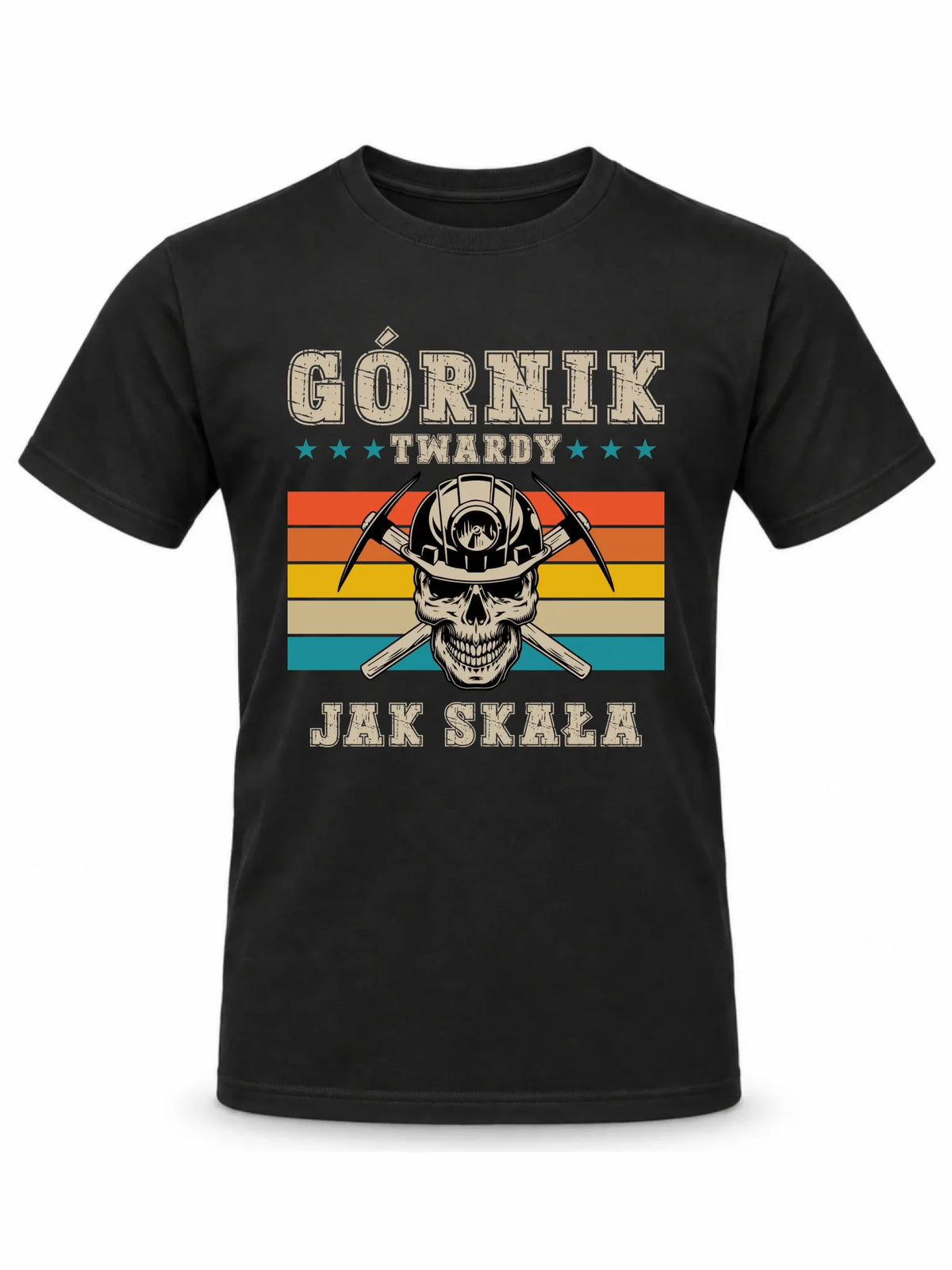 Koszulka męska dla górnika - Twardy jak skała