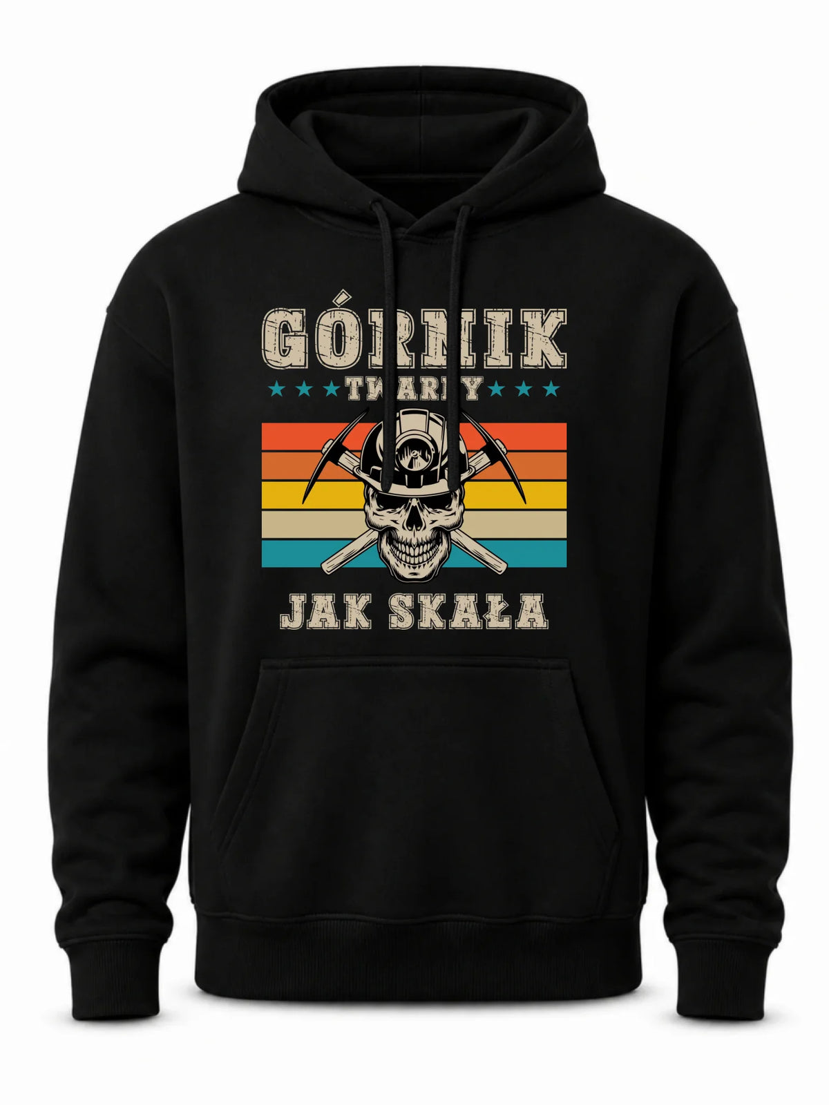 Bluza męska z kapturem dla górnika - Twardy jak skała