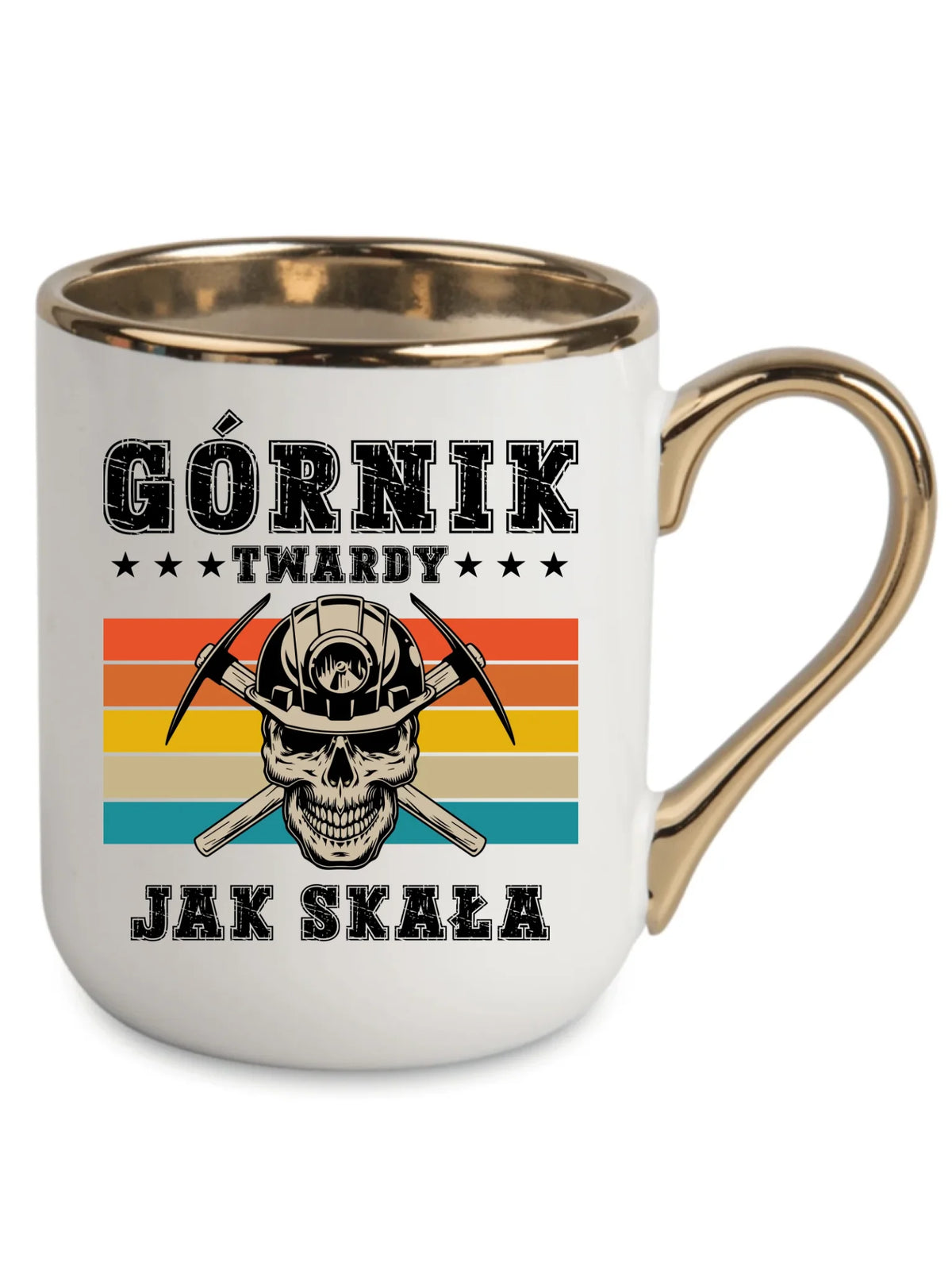 Kubek elegant dla górnika - Twardy jak skała