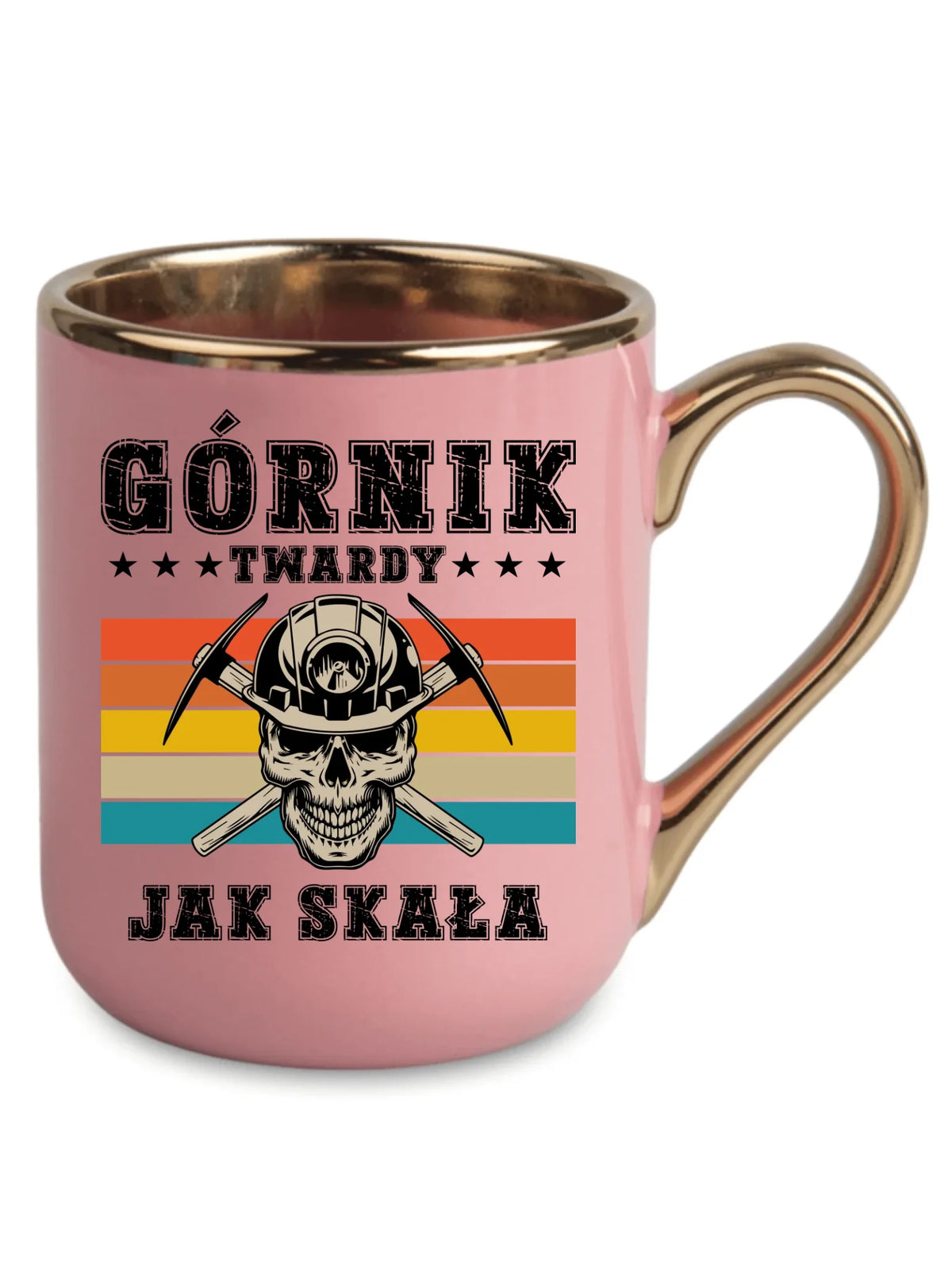 Kubek elegant dla górnika - Twardy jak skała