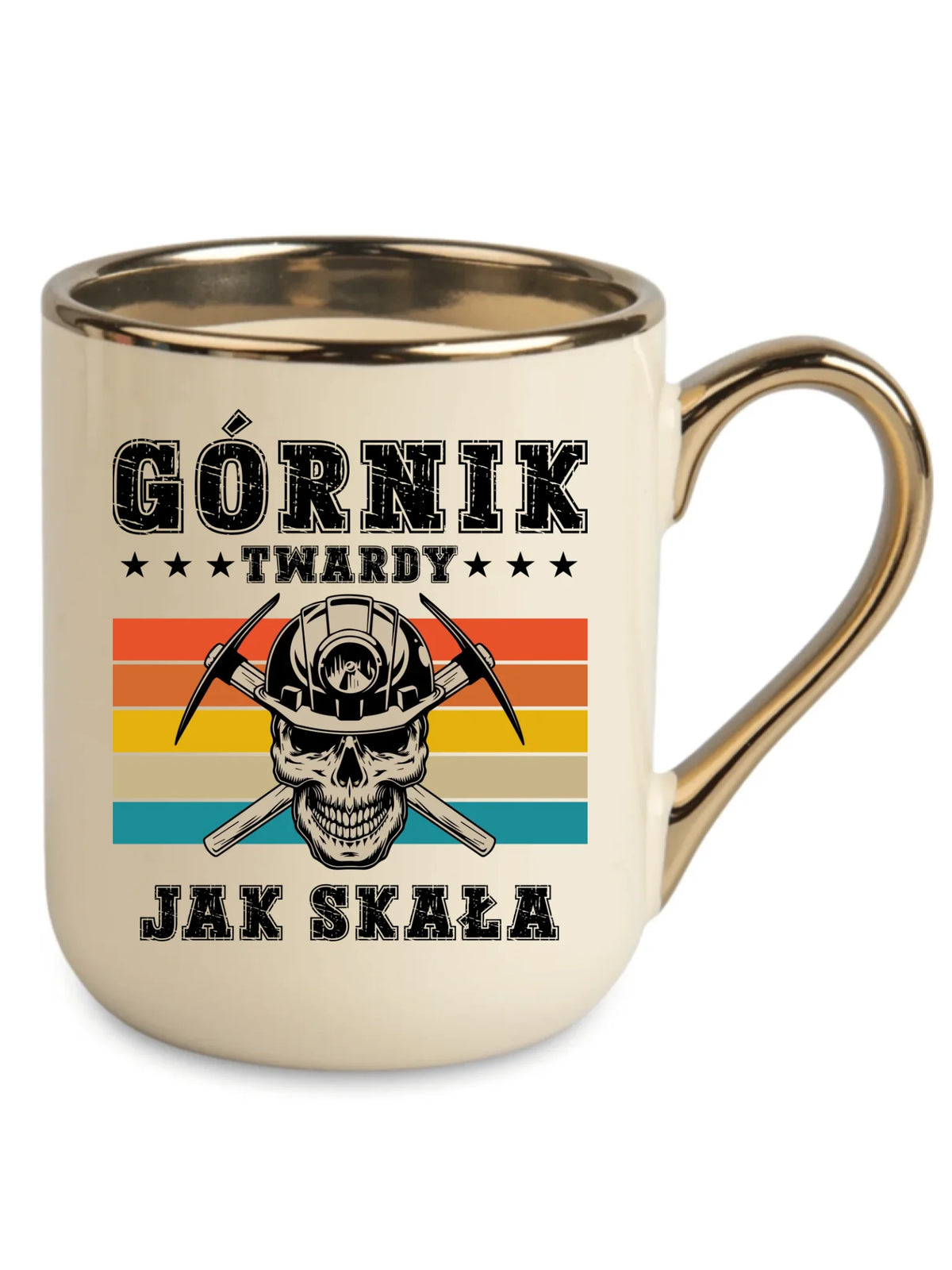 Kubek elegant dla górnika - Twardy jak skała