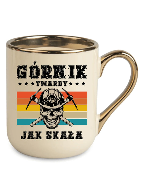 Kubek elegant dla górnika - Twardy jak skała