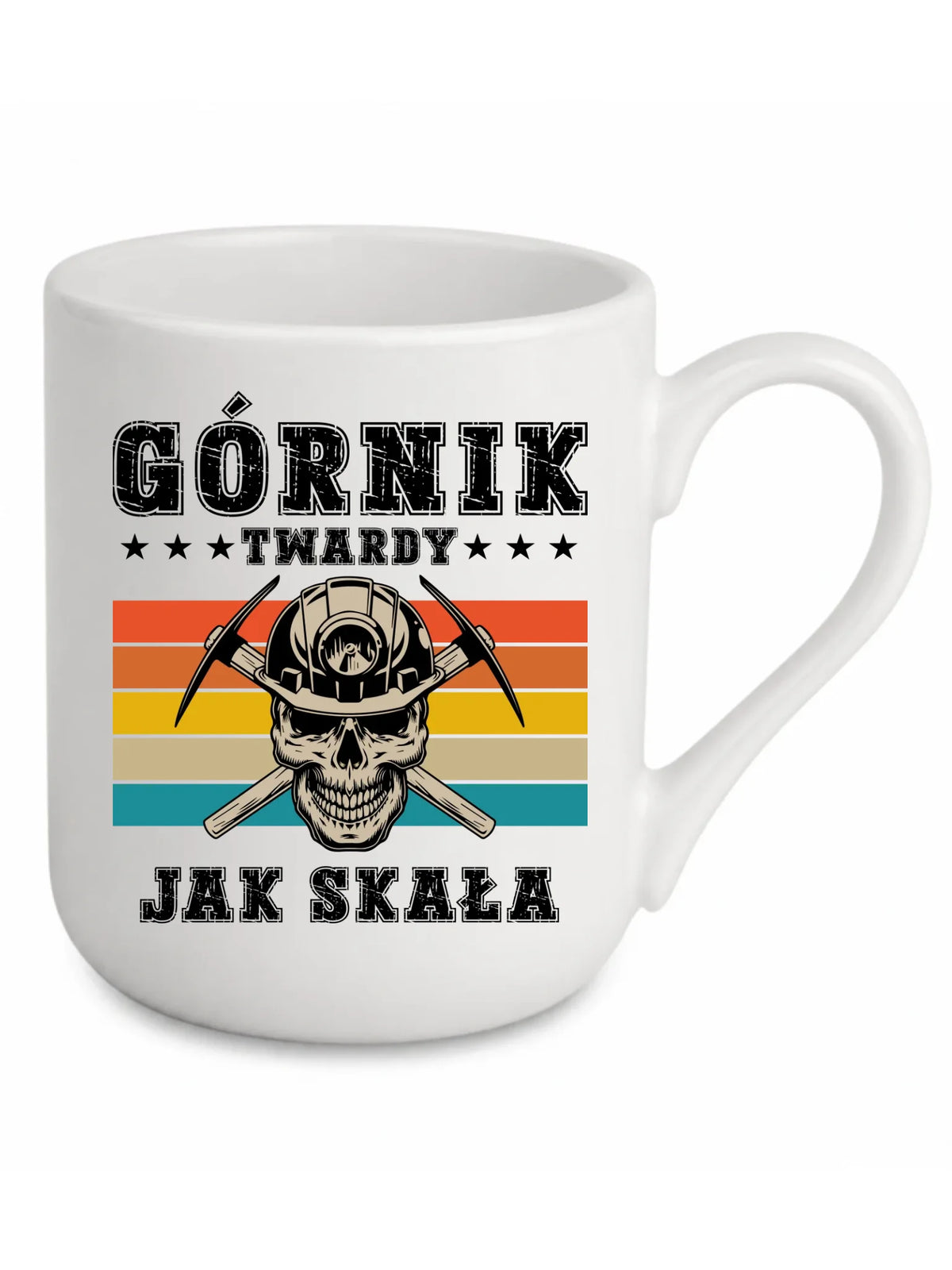 Kubek elegant dla górnika - Twardy jak skała