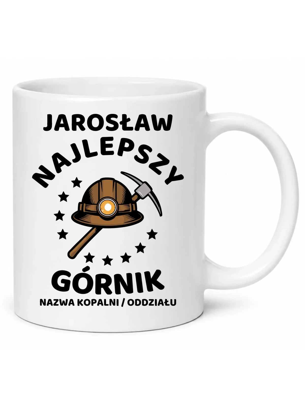 Kubek z imieniem dla górnika - Najlepszy Górnik