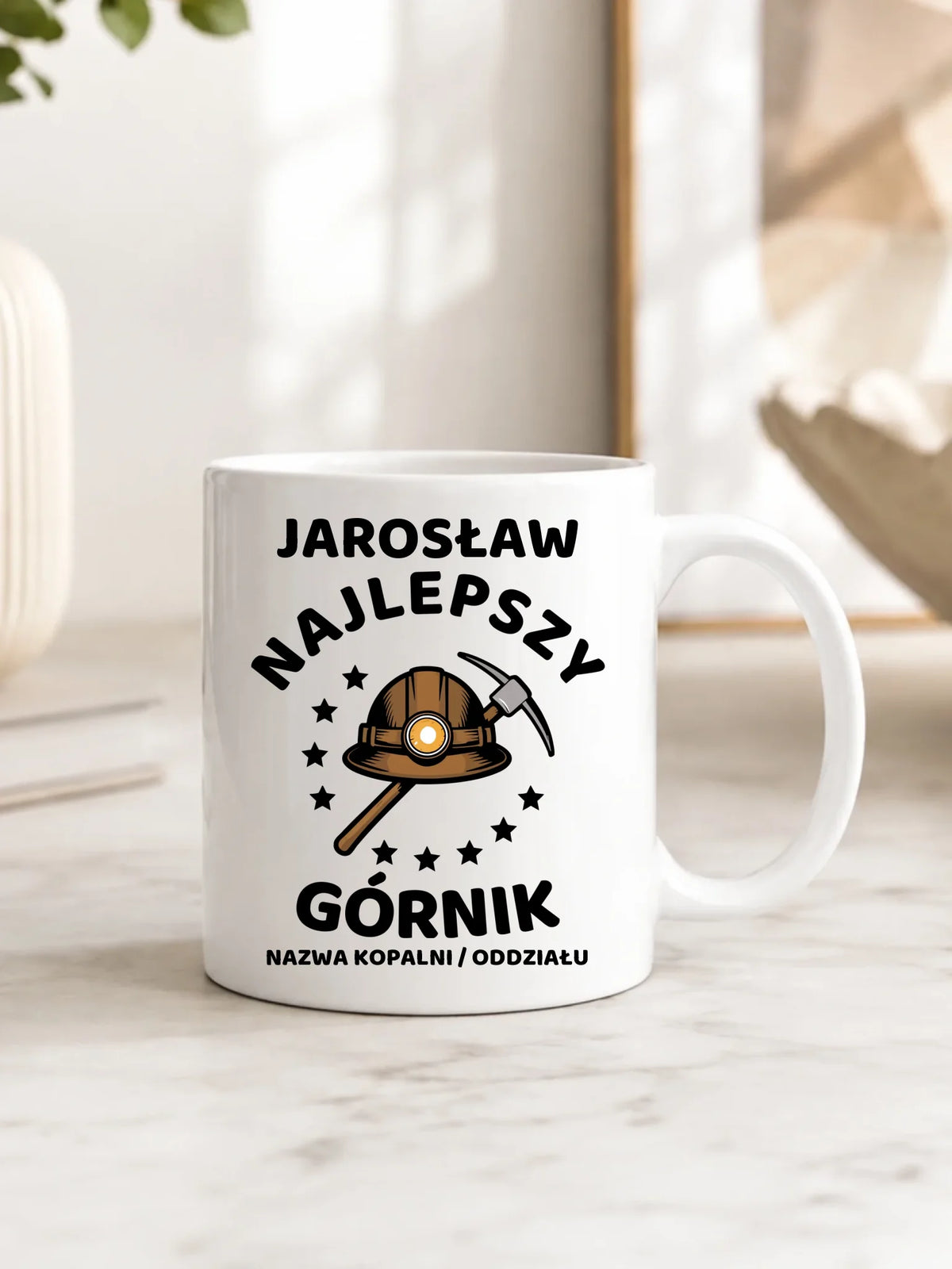 Kubek z imieniem dla górnika - Najlepszy Górnik