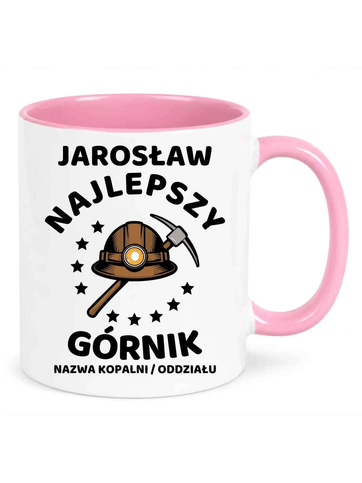 Kubek z imieniem dla górnika - Najlepszy Górnik