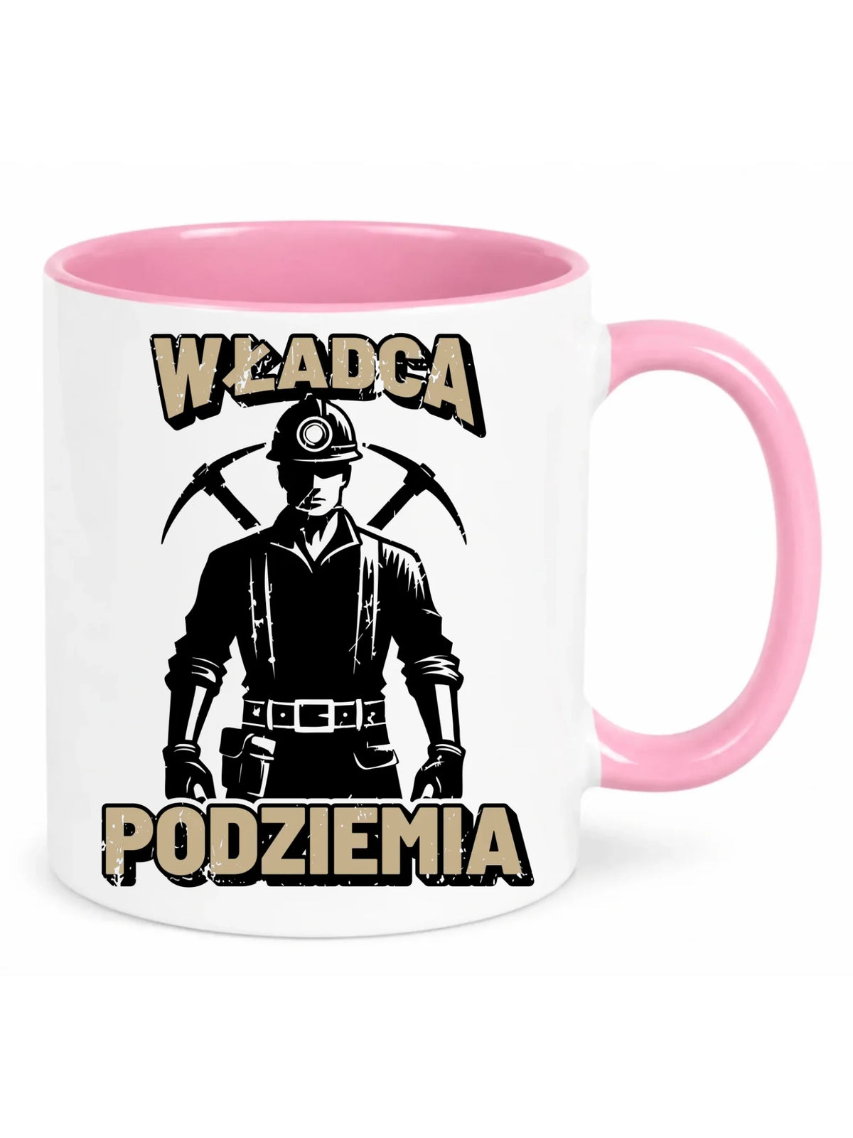 Kubek z różowym środkiem dla górnika - Władca Podziemia