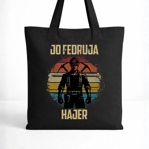 Czarna torba dla górnika - Jo fedruja Hajer
