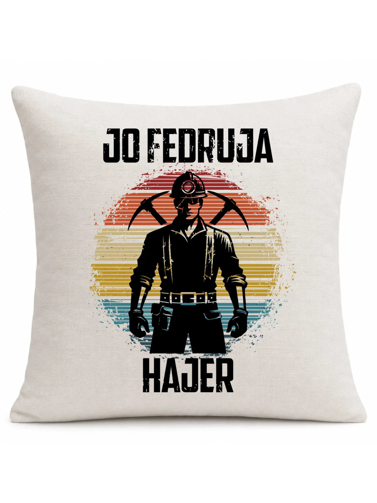 Lniana poduszka dla górnika - Jo fedruja Hajer