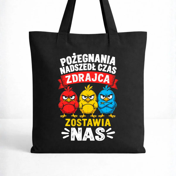 Czarna torba dla koleżanki z pracy - Zdrajca zostawia nas