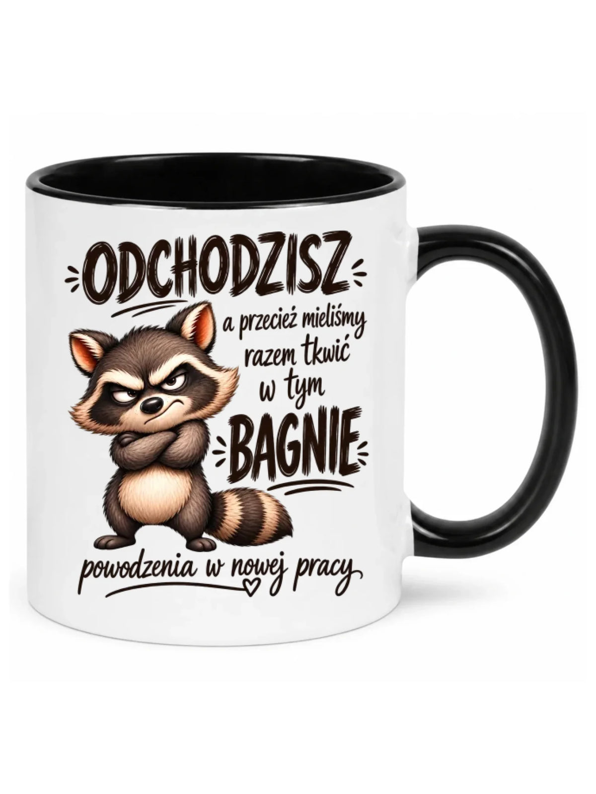 Kubek na odejście z pracy - Razem w tym bagnie