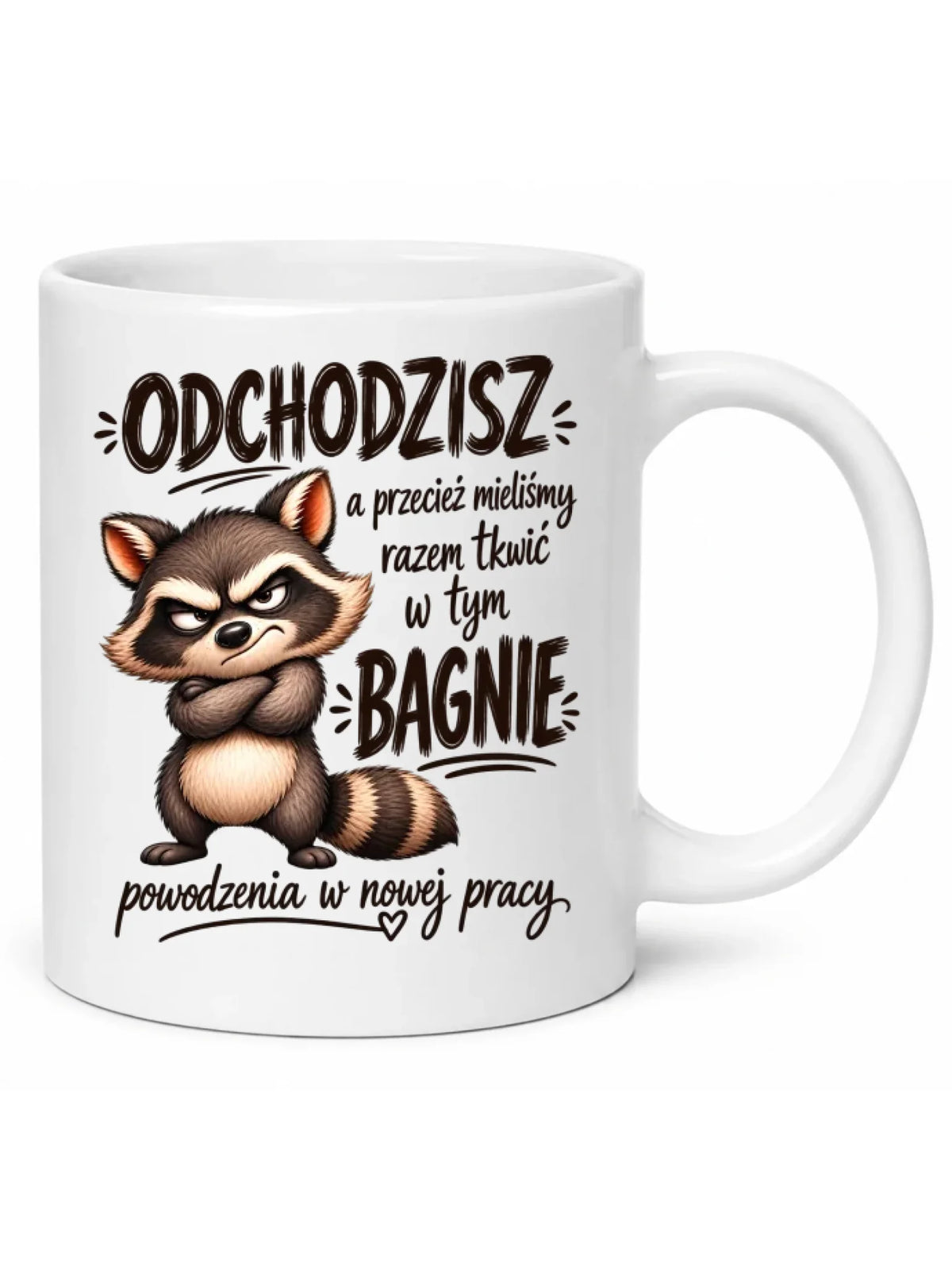 Kubek na odejście z pracy - Razem w tym bagnie