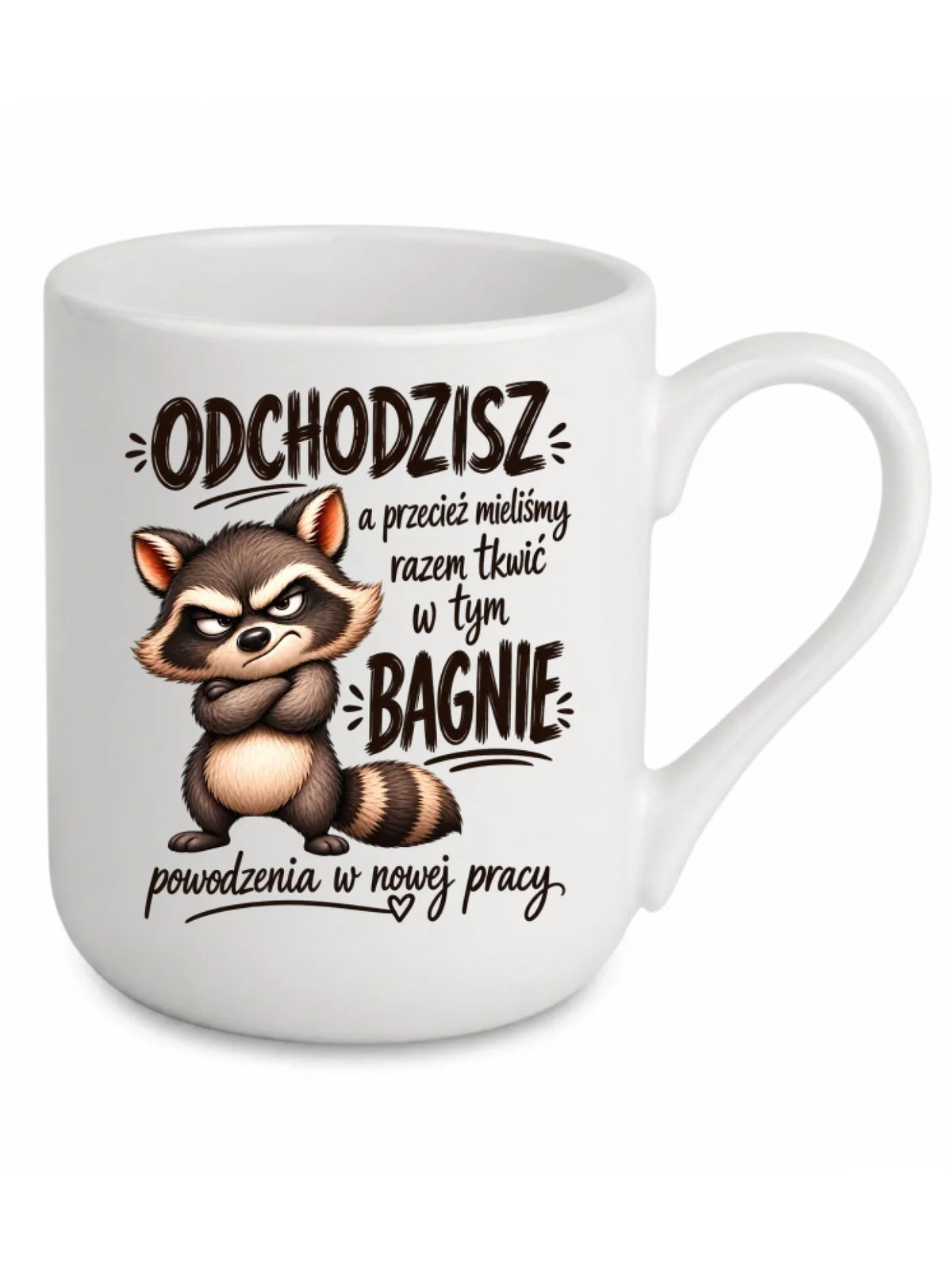 Kubek elegant na odejście z pracy - Razem w tym bagnie
