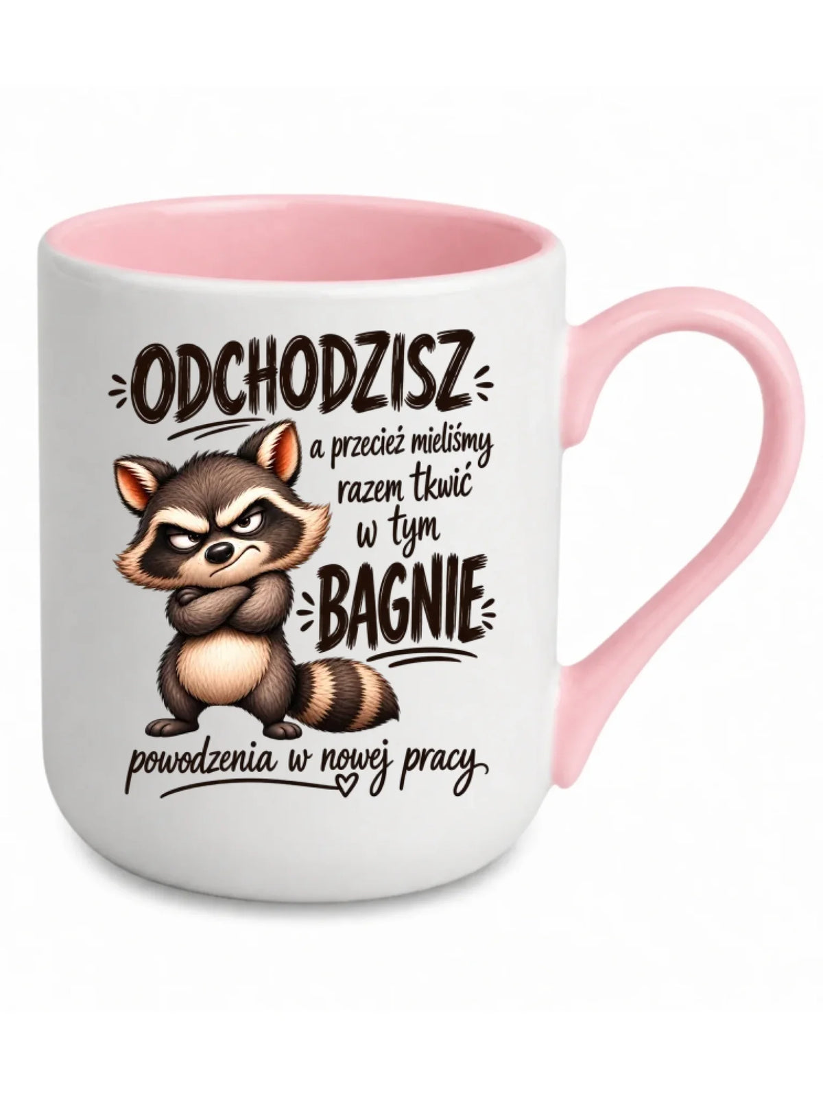 Kubek elegant na odejście z pracy - Razem w tym bagnie