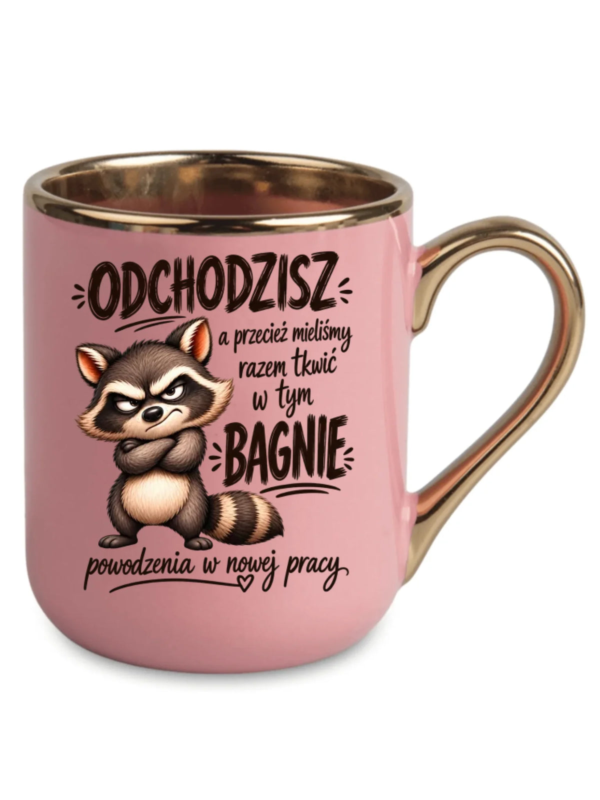 Kubek elegant na odejście z pracy - Razem w tym bagnie