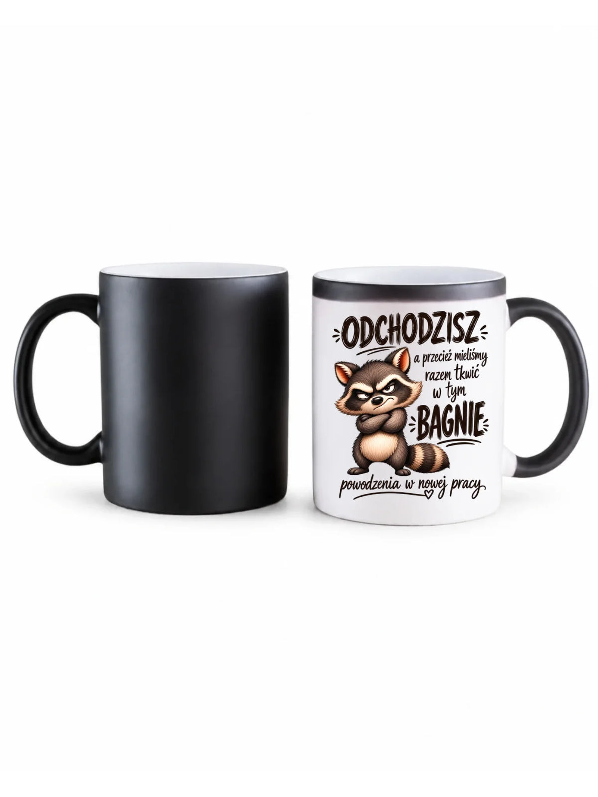 Kubek magiczny na odejście z pracy - Razem w tym bagnie