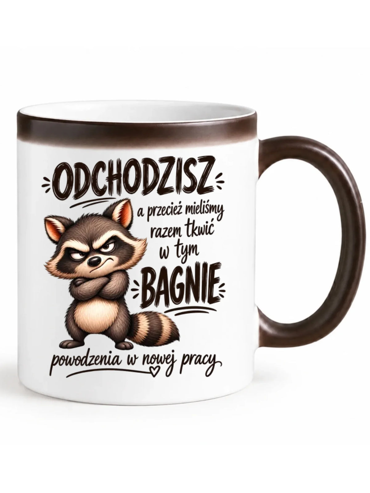 Kubek magiczny na odejście z pracy - Razem w tym bagnie