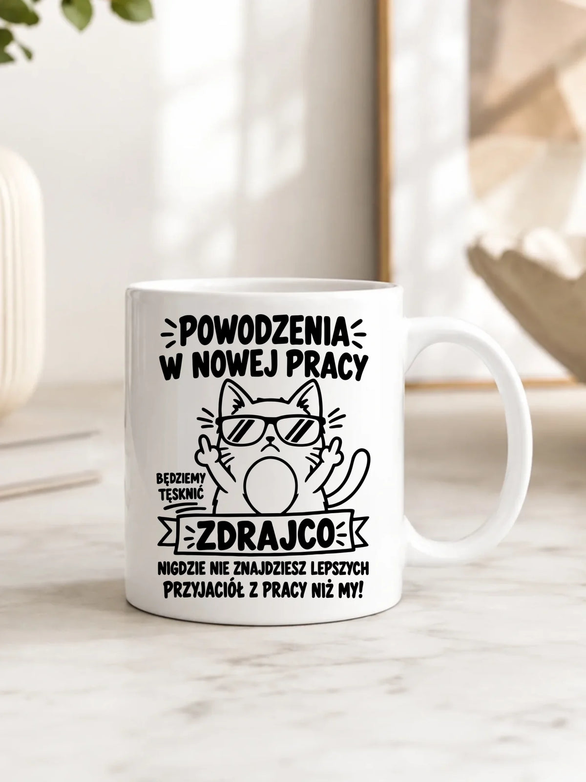 Kubek na odejście z pracy - Powodzenia w nowej pracy, zdrajco!