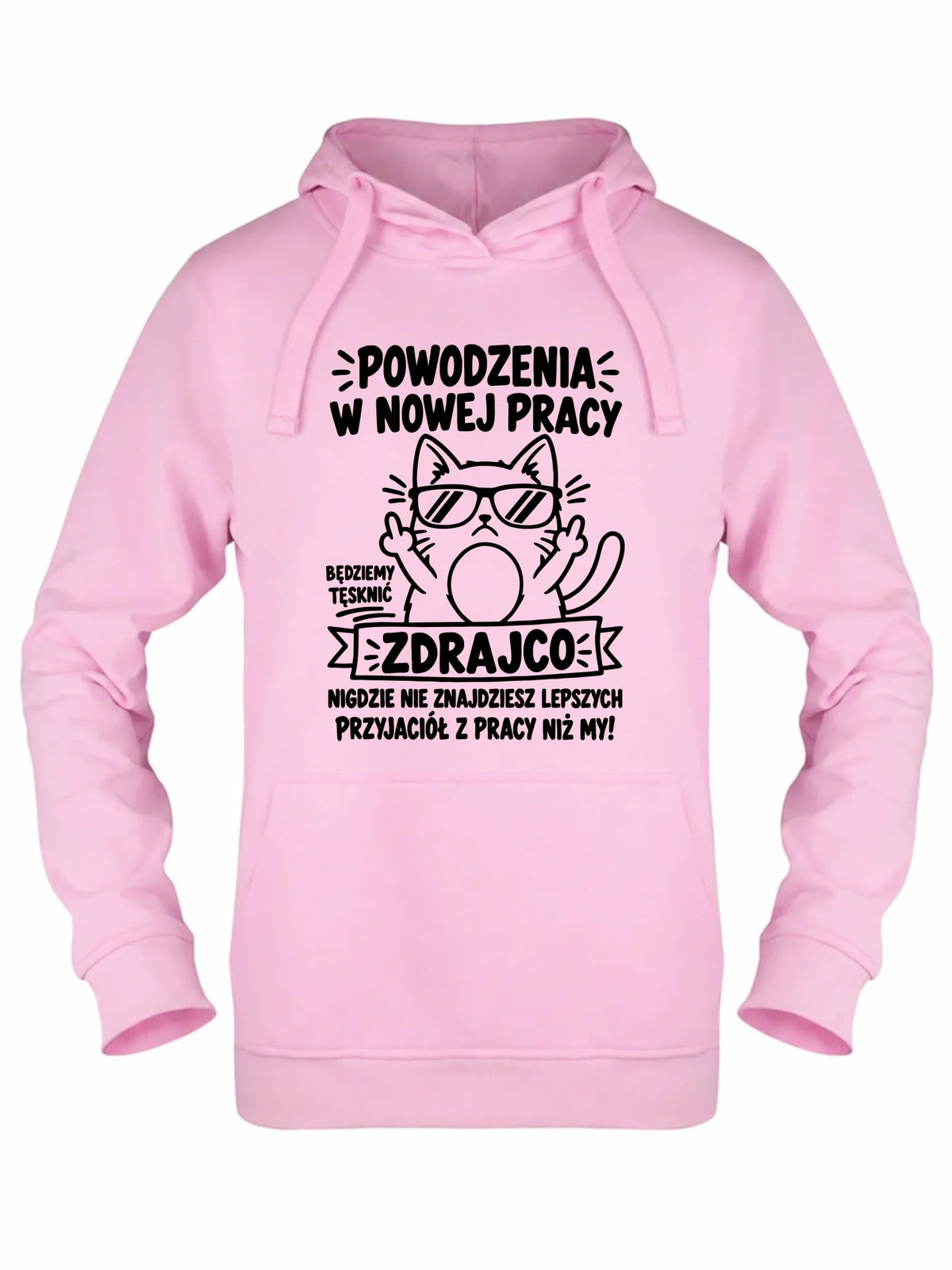 Bluza damska z kapturem na odejście z pracy - Powodzenia w nowej pracy, zdrajco!