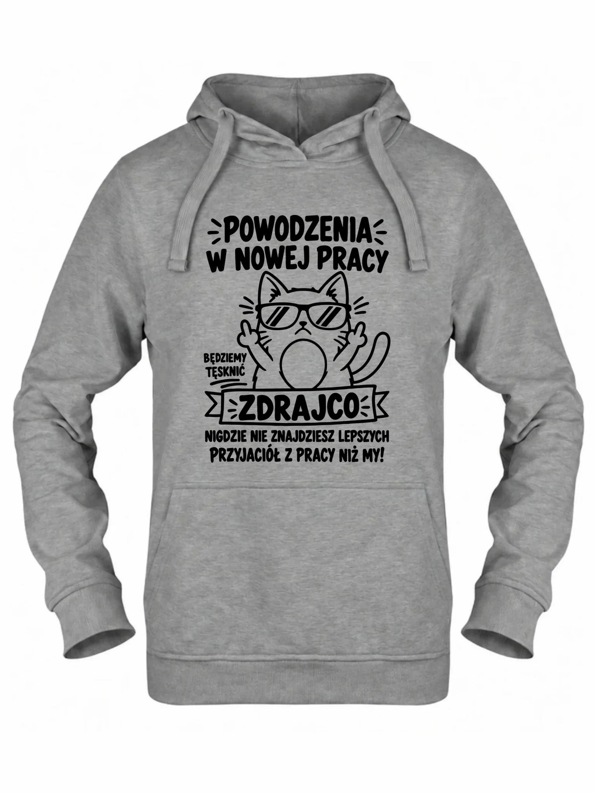 Bluza damska z kapturem na odejście z pracy - Powodzenia w nowej pracy, zdrajco!