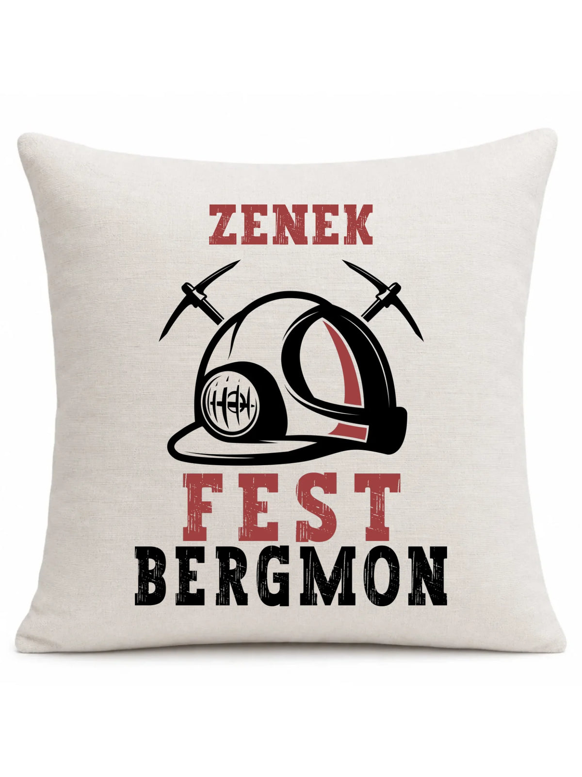 Poduszka dekoracyjna z imieniem dla górnika - Fest Bergmon