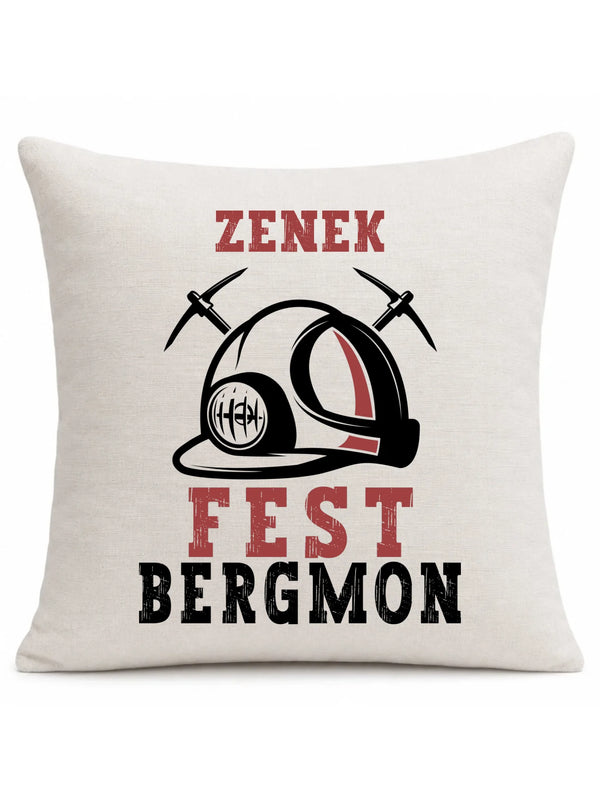 Poduszka dekoracyjna z imieniem dla górnika - Fest Bergmon