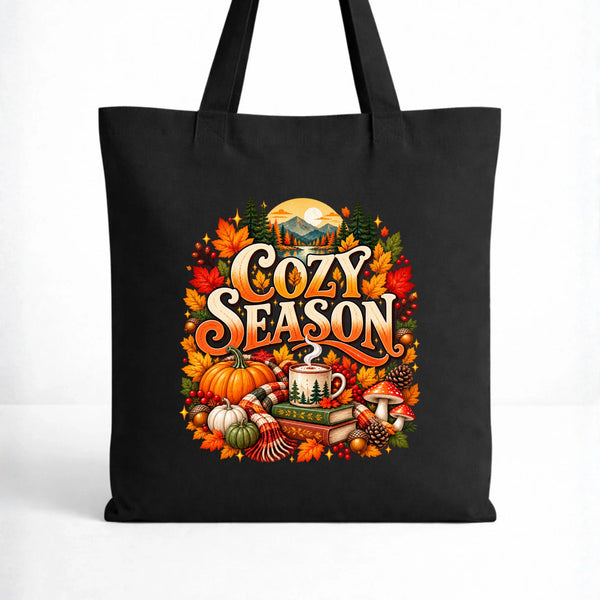 Czarna torba na jesień - Cozy Season