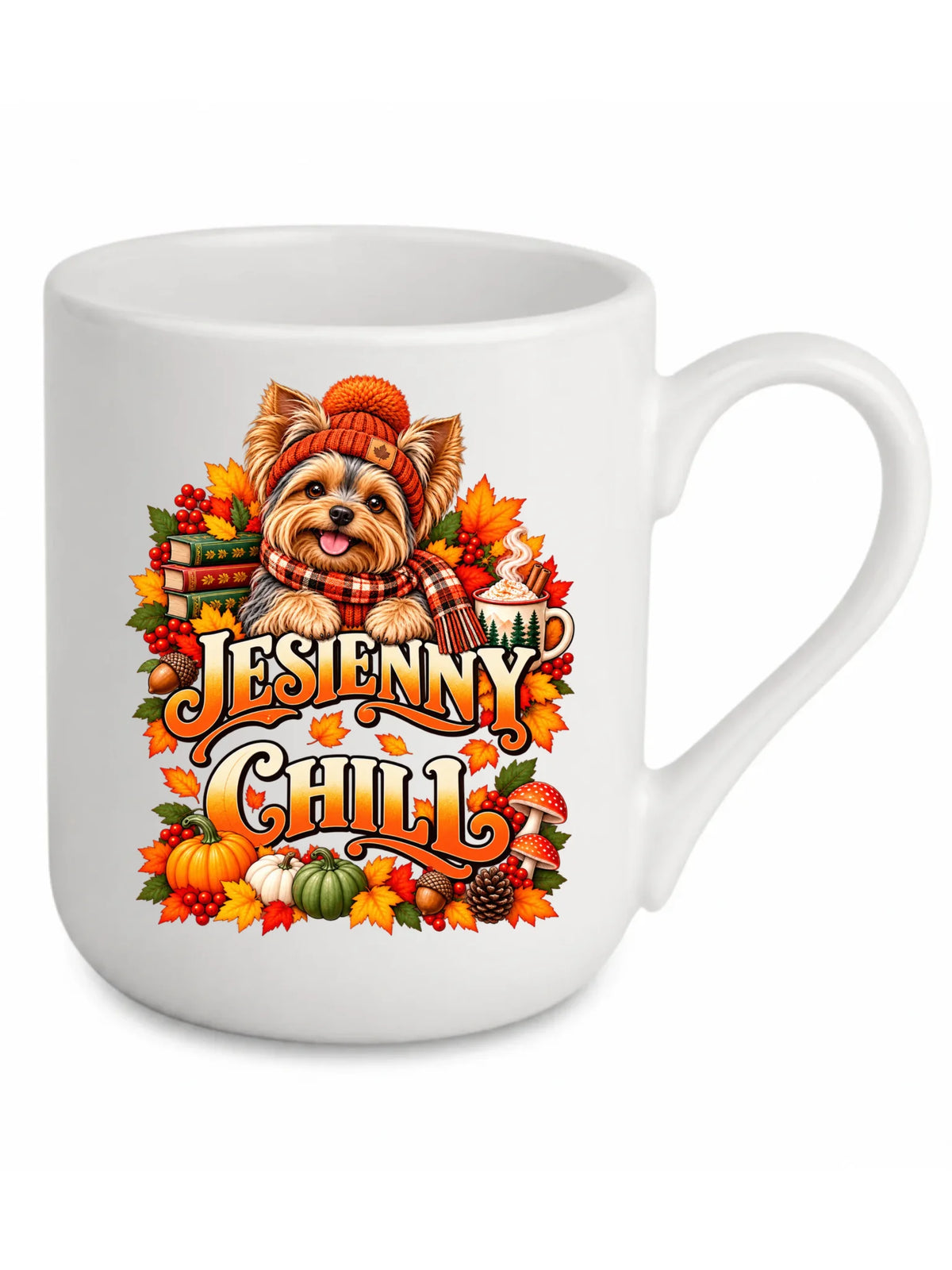 Kubek elegant - Jesienny Chill z Yorkiem
