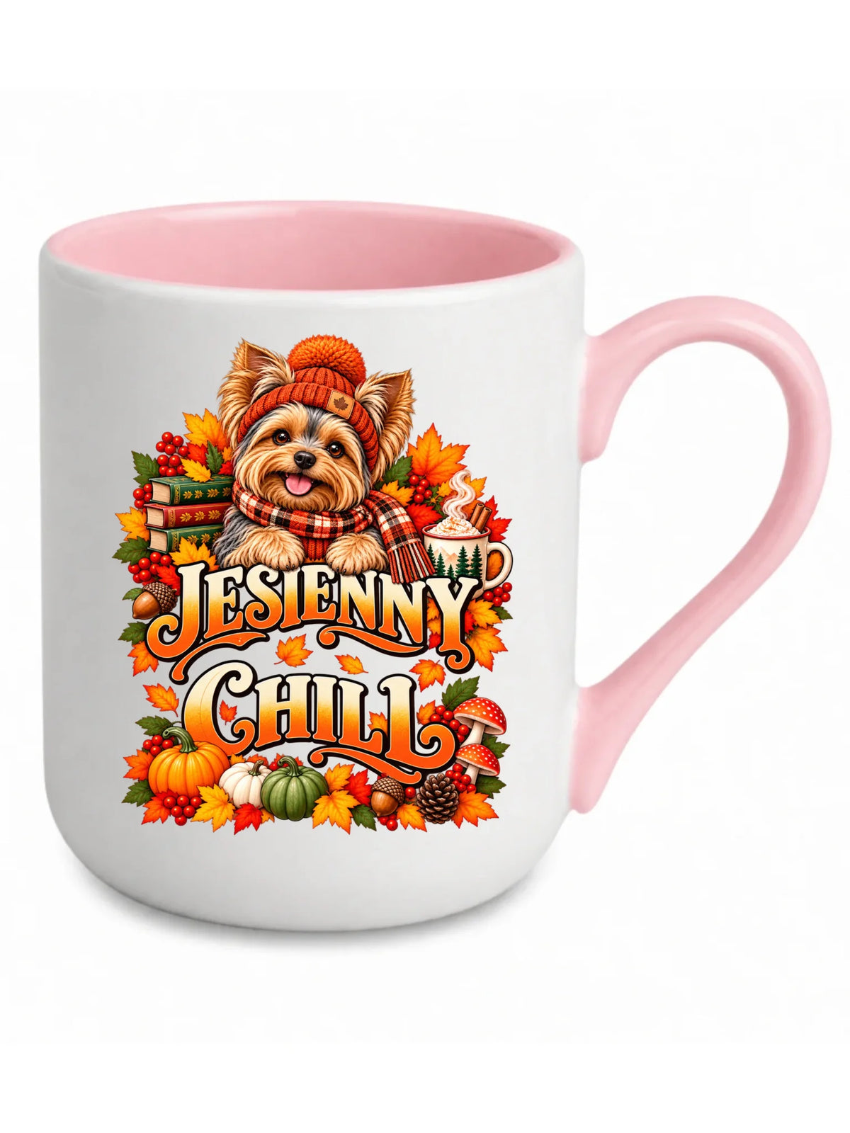 Kubek elegant - Jesienny Chill z Yorkiem