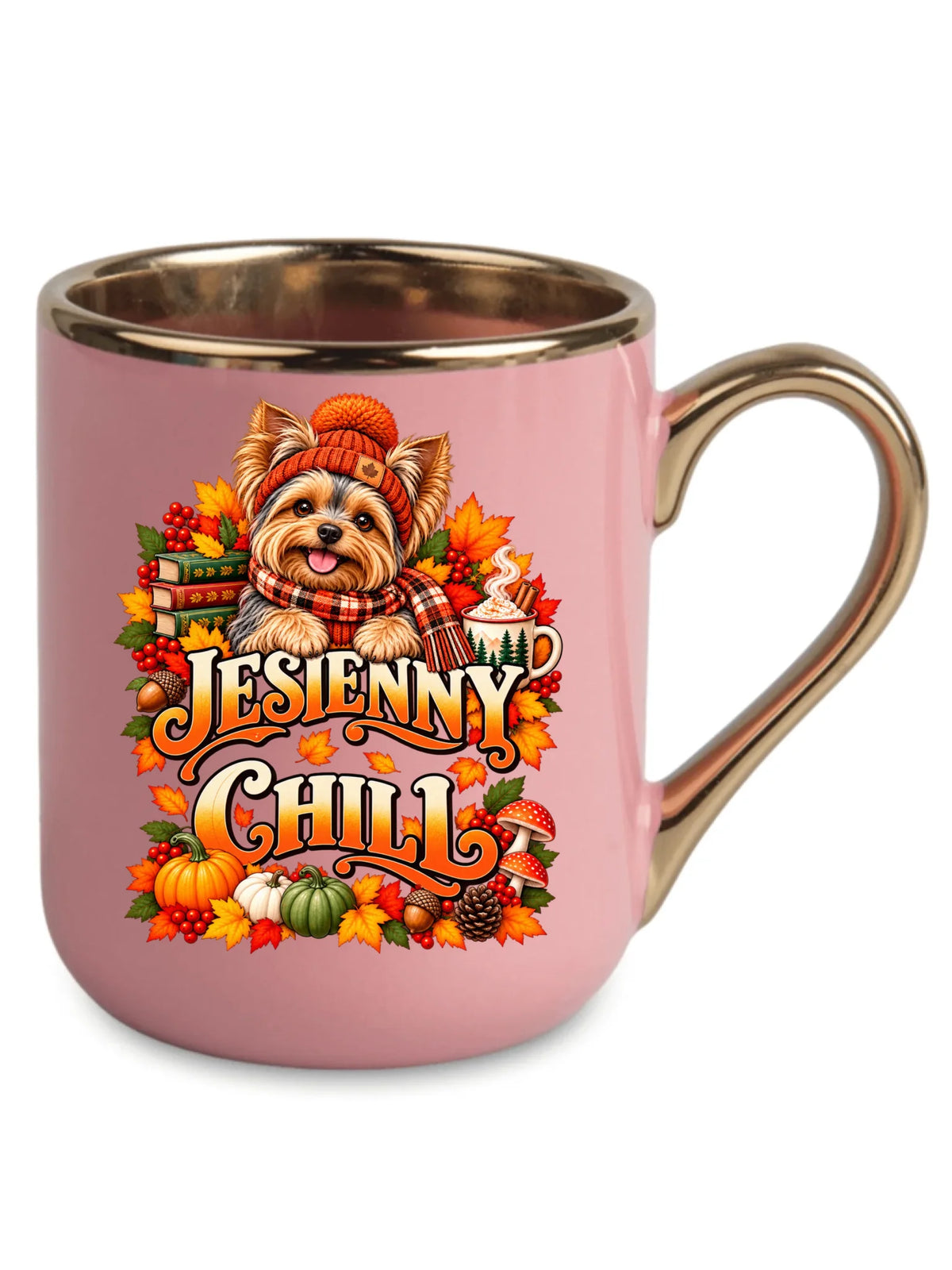 Kubek elegant - Jesienny Chill z Yorkiem