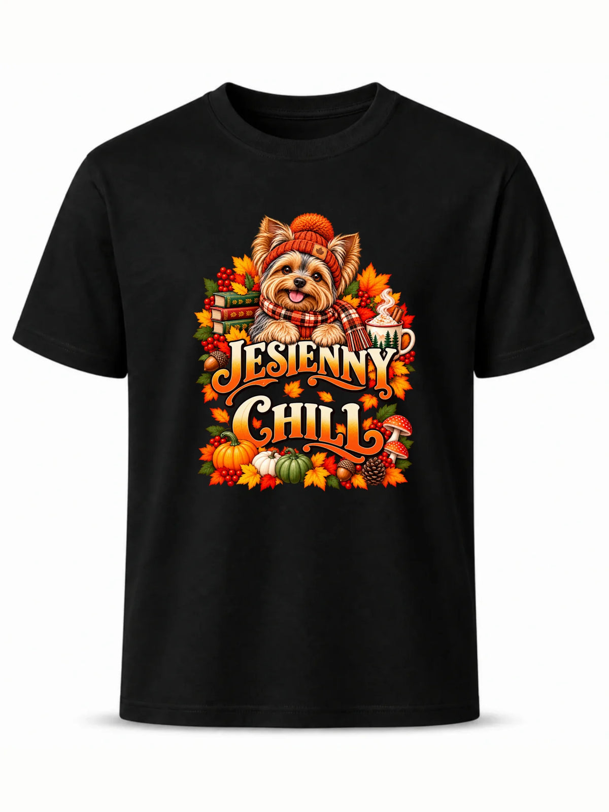 Koszulka - Jesienny Chill z Yorkiem