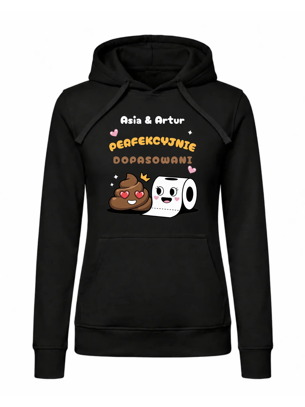 Bluza damska z kapturem - Perfekcyjnie dopasowani - personalizowana W81