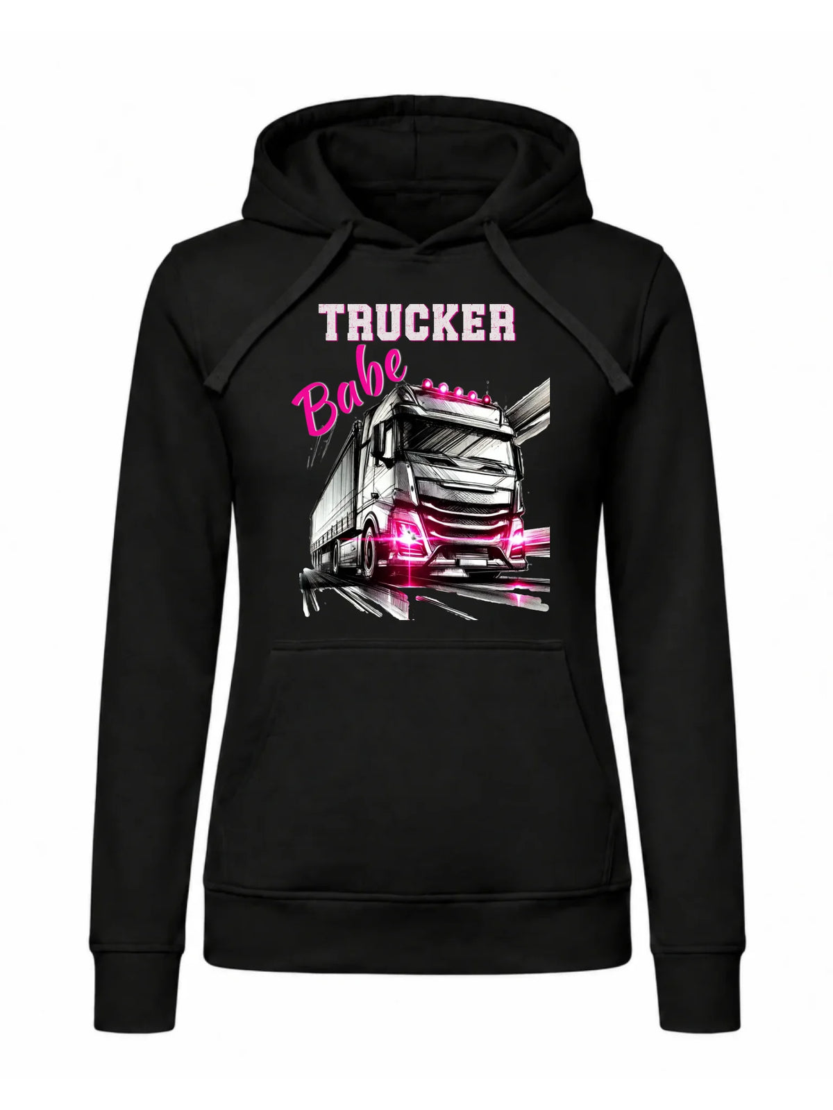 Bluza damska z kapturem - kierowca ciężarówki - Trucker Babe ZKT13