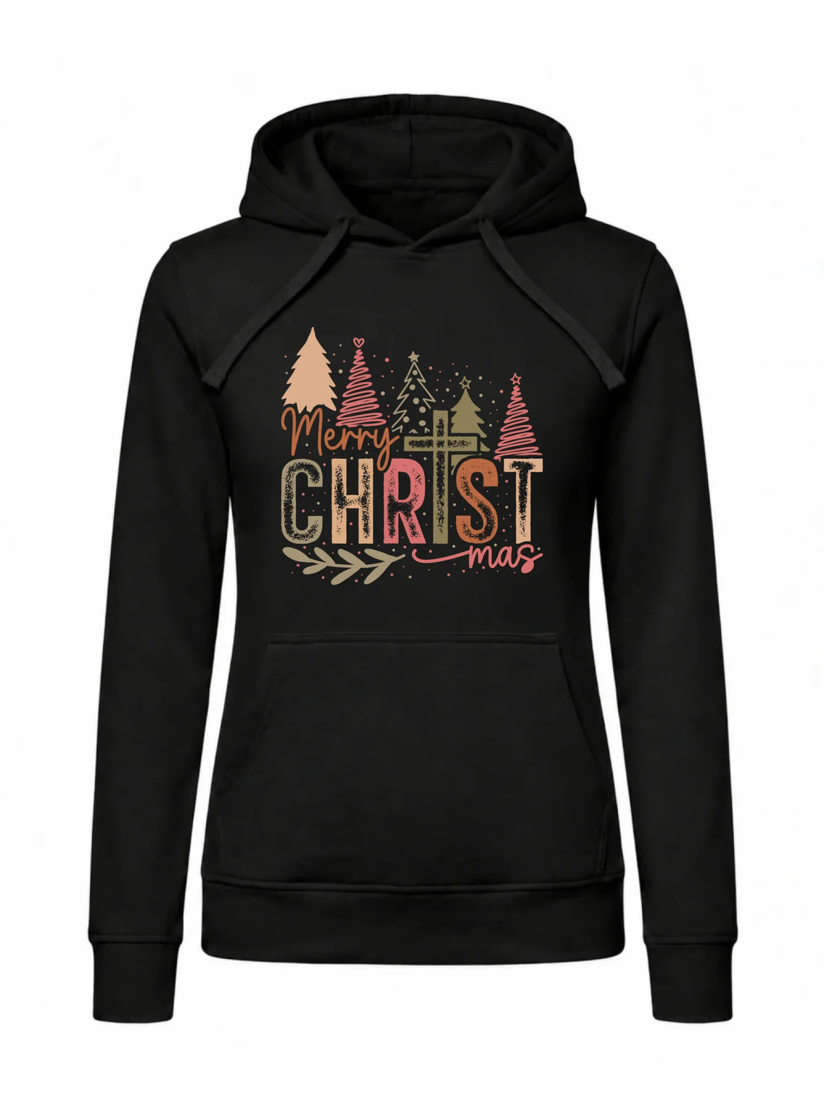 Bluza damska z kapturem świąteczna - Merry Christmas BN01