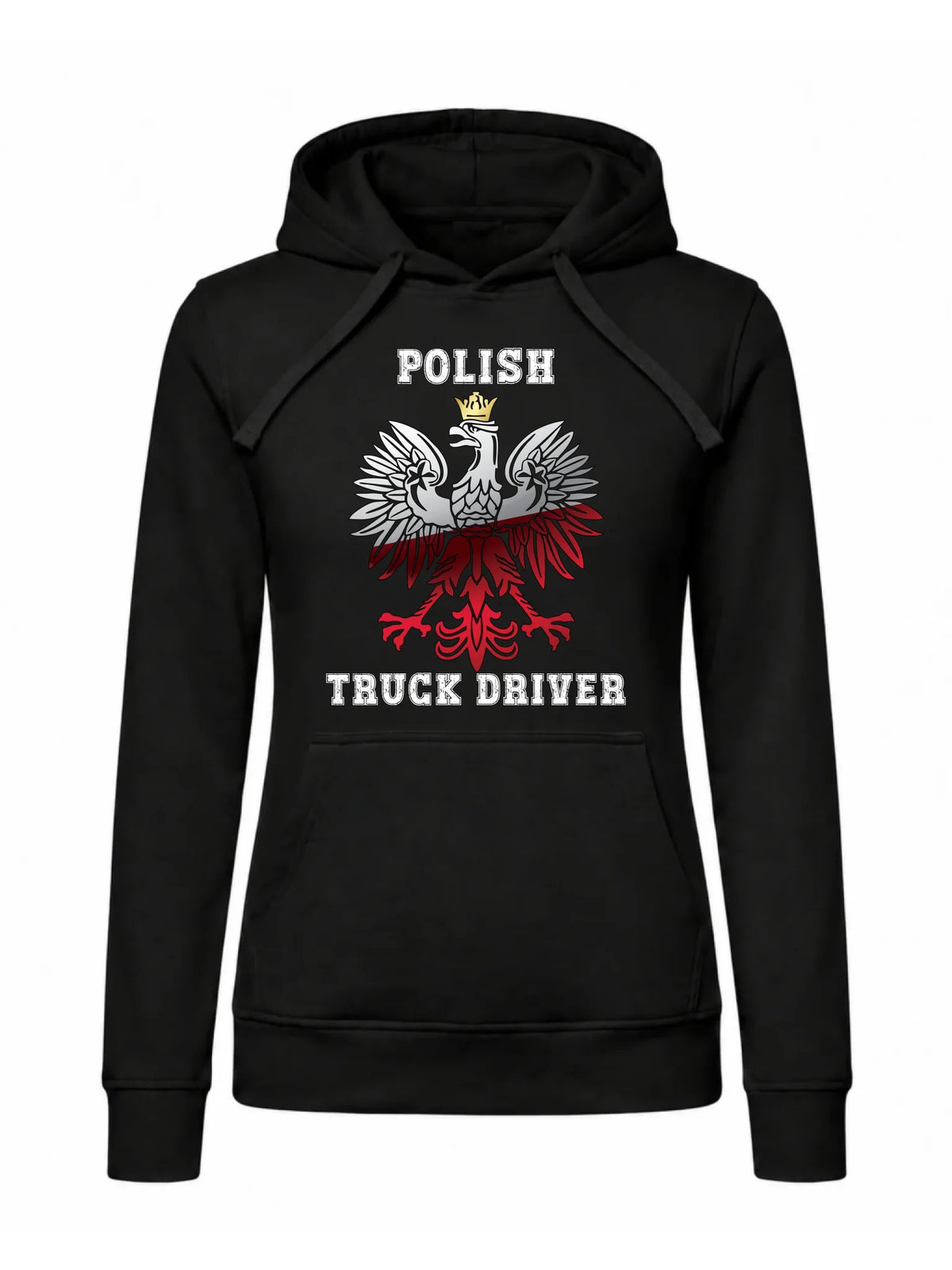 Bluza damska z kapturem dla kierowcy ciężarówki - Polish Truck Driver ZKT06