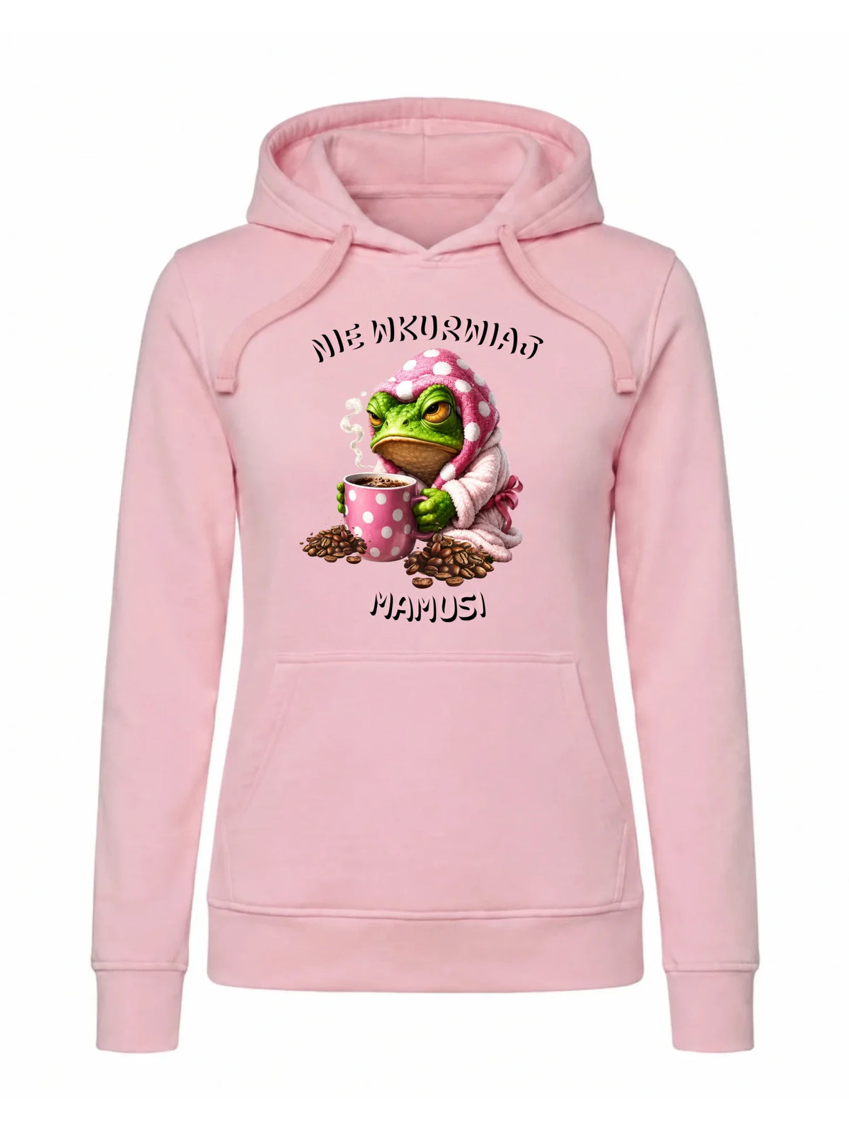 Bluza z kapturem dla mamy - Nie wku*wiaj mamusi - bez cenzury DM49