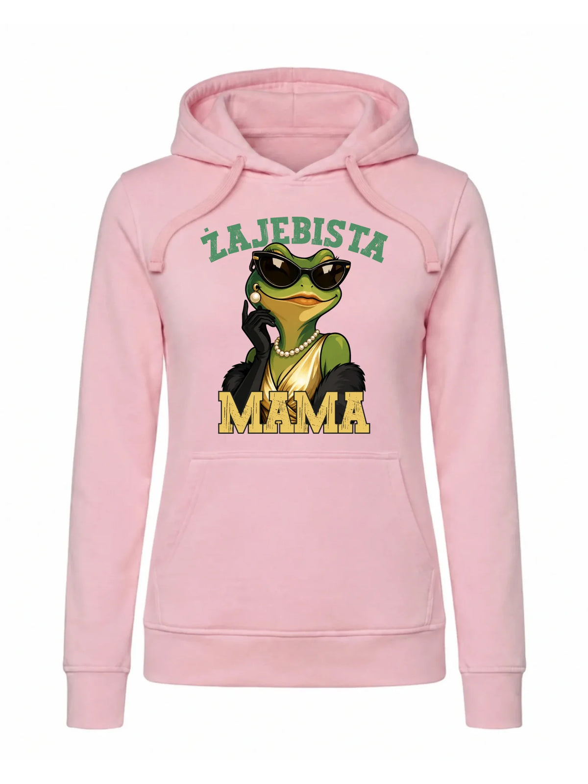 Bluza z kapturem dla mamy - Żajebista Mama Glamour DM48