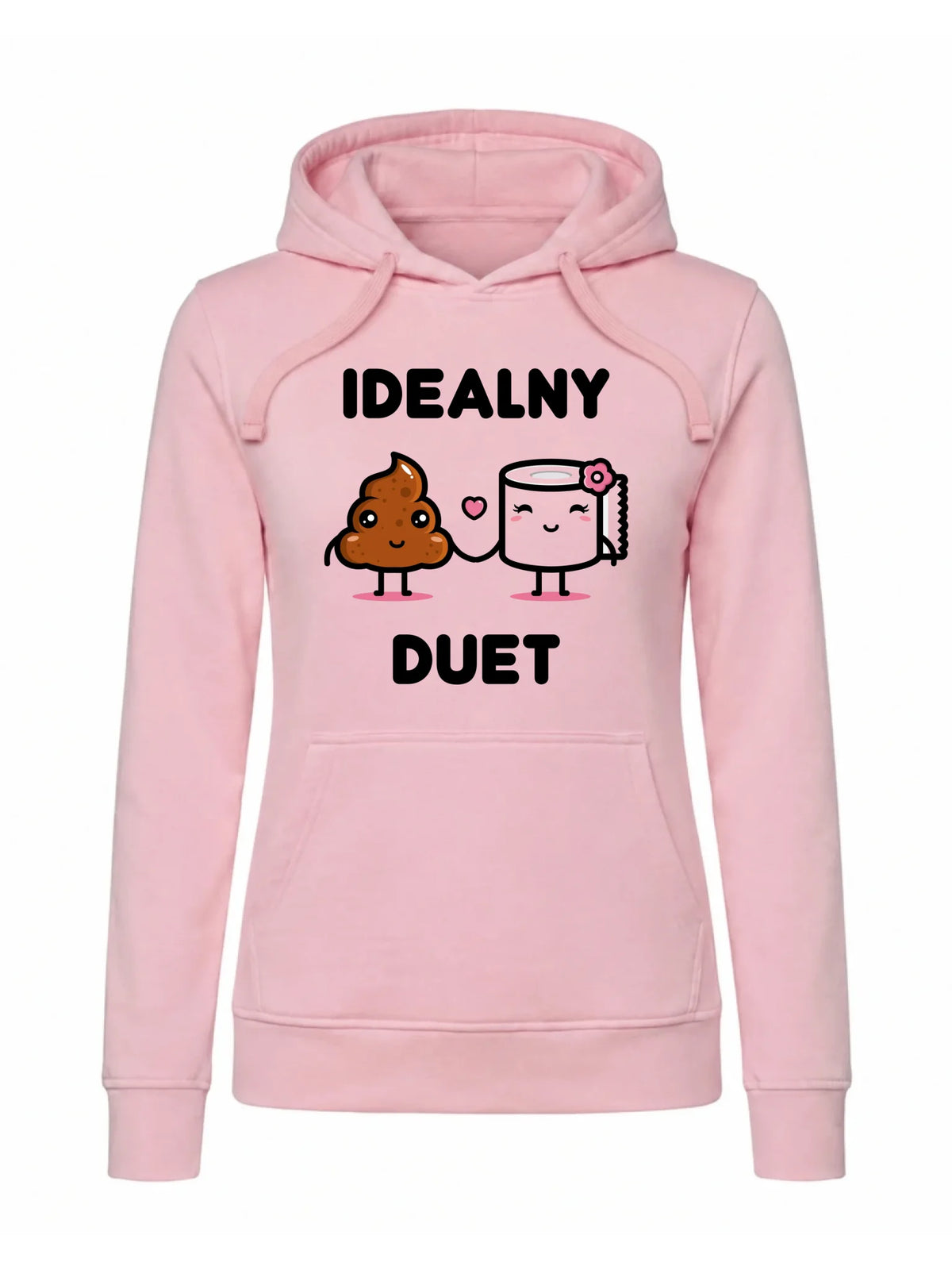 Bluza damska z kapturem - Idealny Duet W92