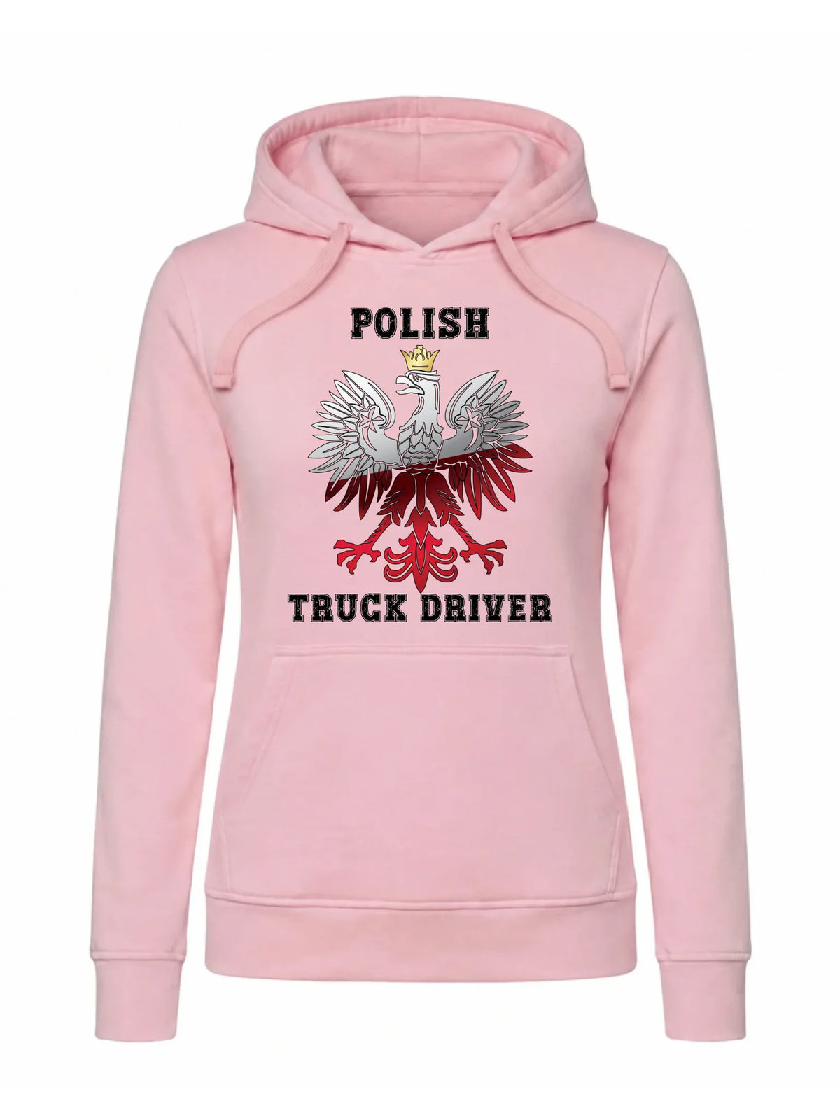 Bluza damska z kapturem dla kierowcy ciężarówki - Polish Truck Driver ZKT06