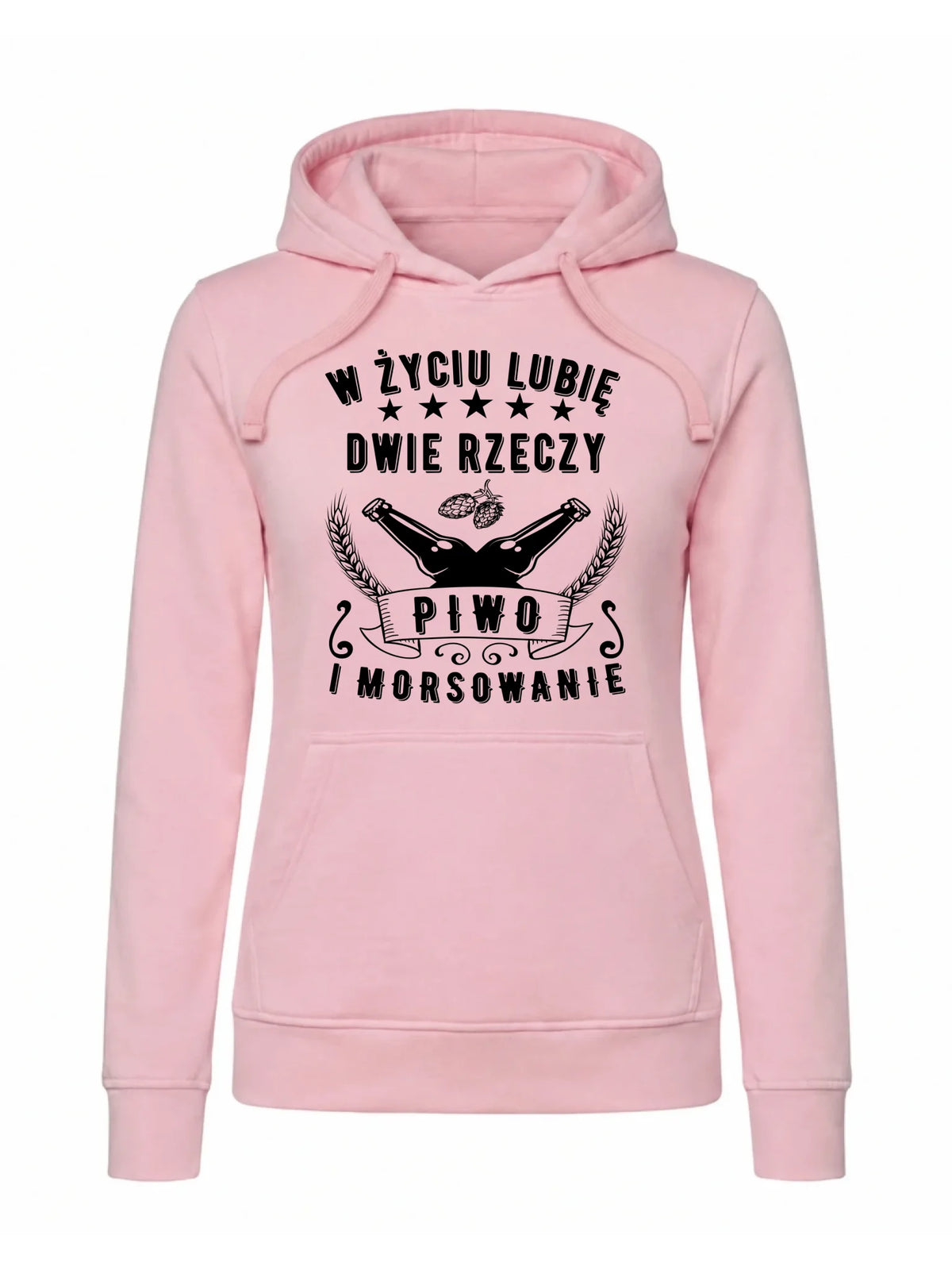 Bluza damska z kapturem - prezent dla morsa - Piwo i morsowanie - Mors HM09
