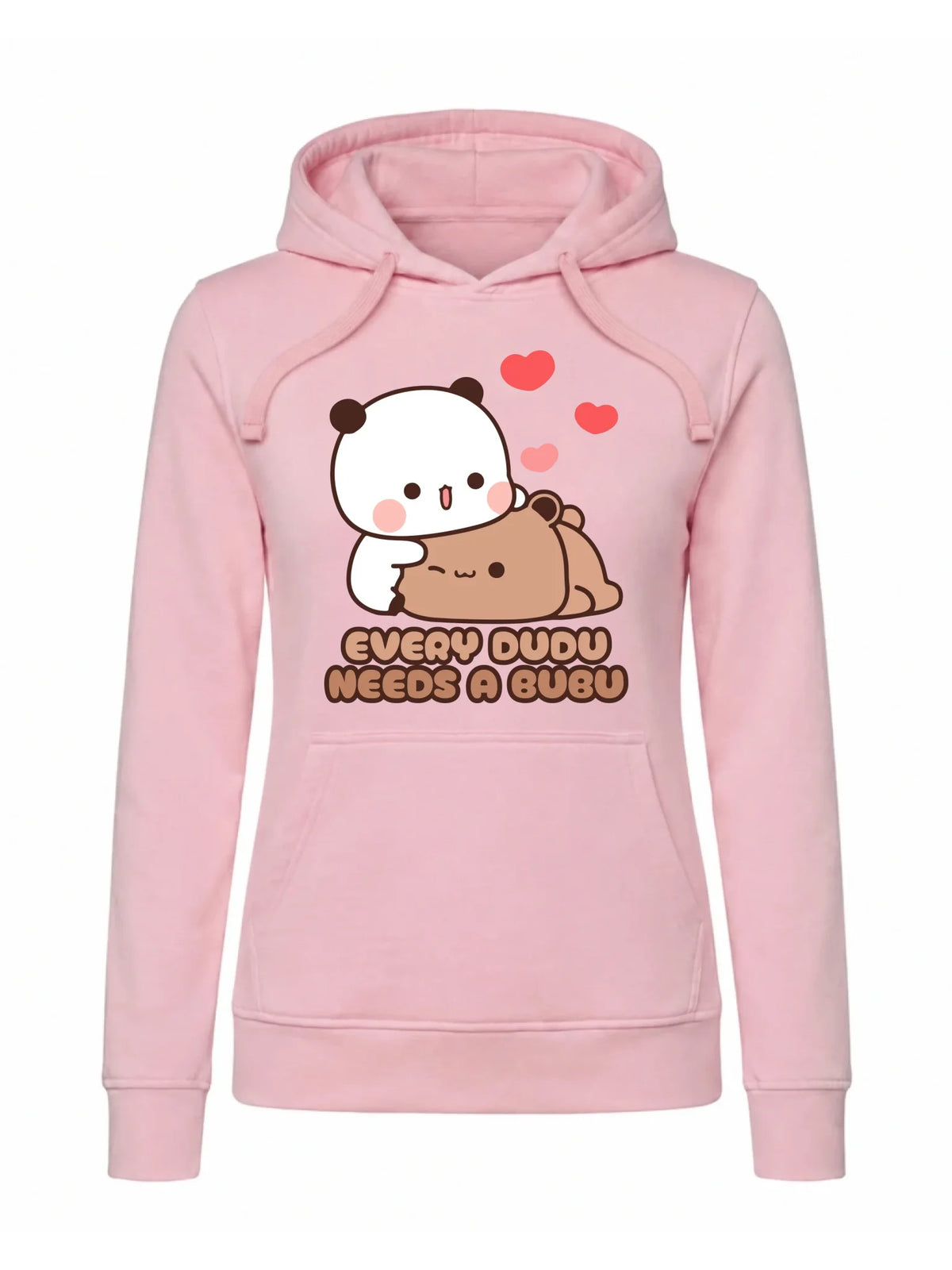 Bluza damska z kapturem dla par - Every Dudu needs a Bubu W32