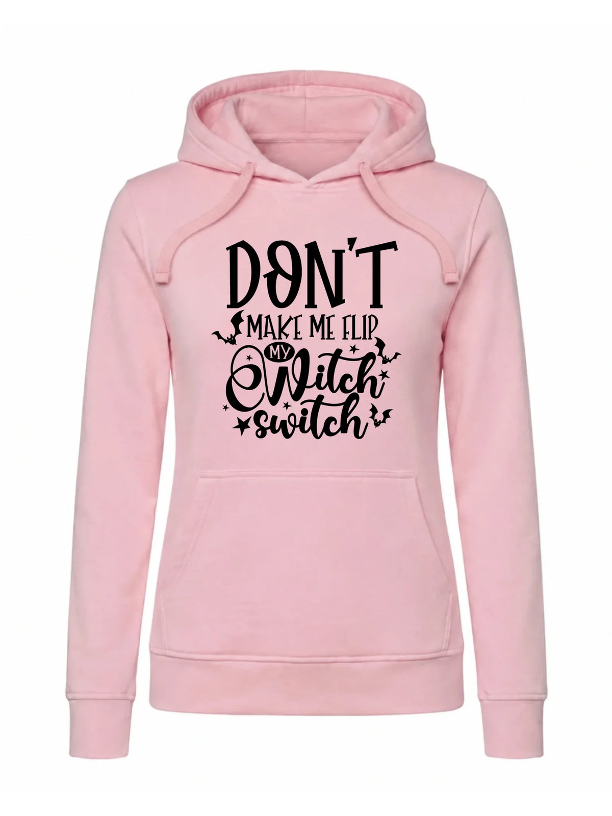 Bluza damska z kapturem na Halloween - Don't make me flip my witch switch - śmieszna HL11