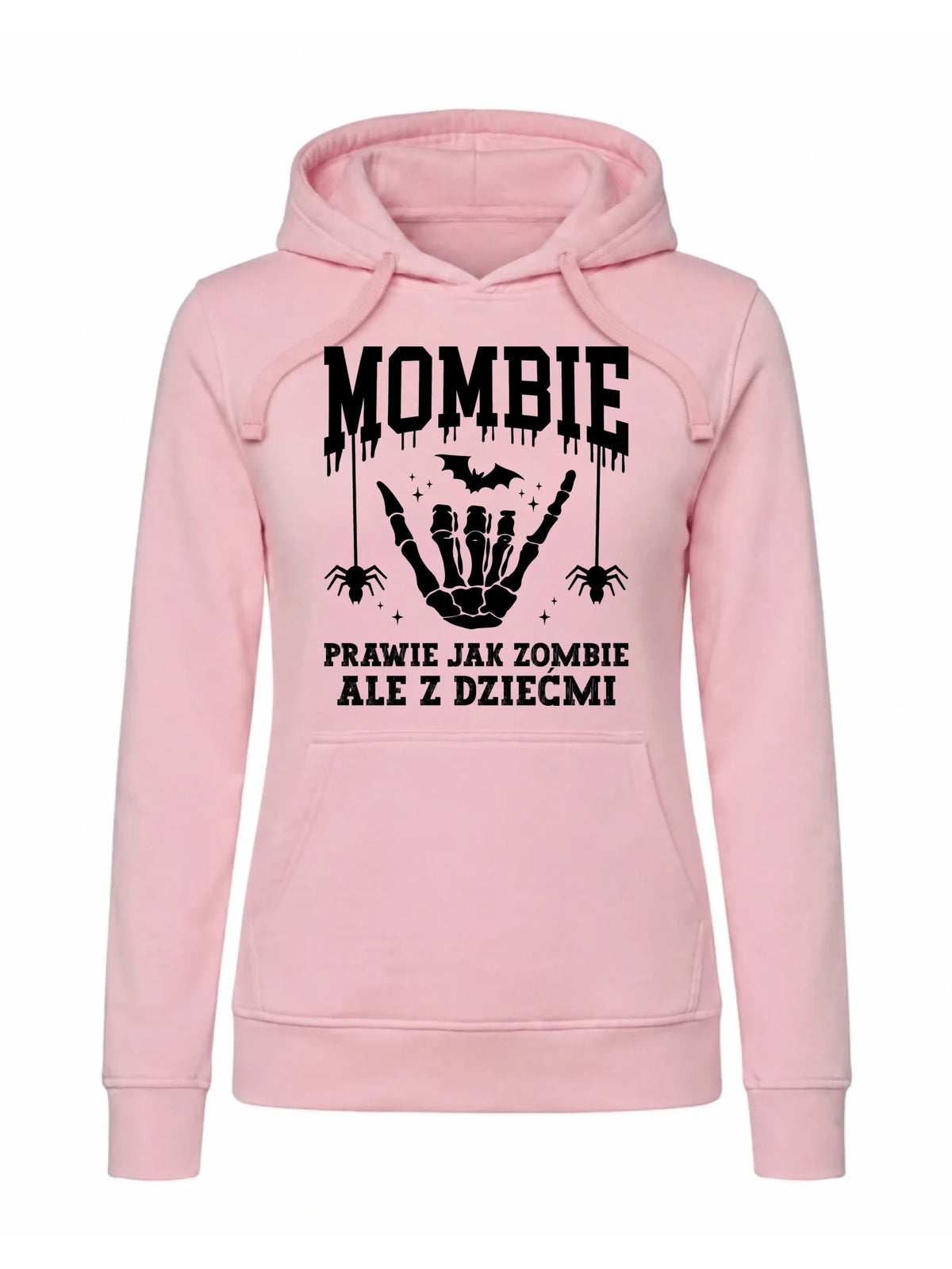 Bluza damska z kapturem dla mamy - Mombie - zombie z dziećmi HL18