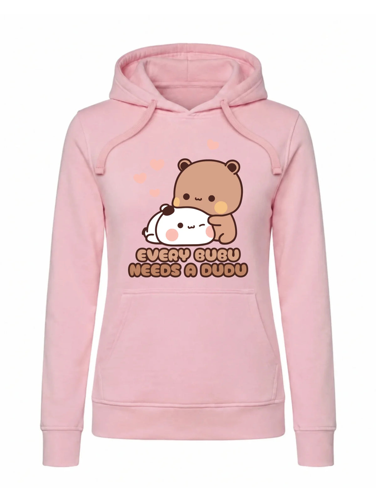 Bluza damska z kapturem dla par - Every Bubu needs a Dudu W33