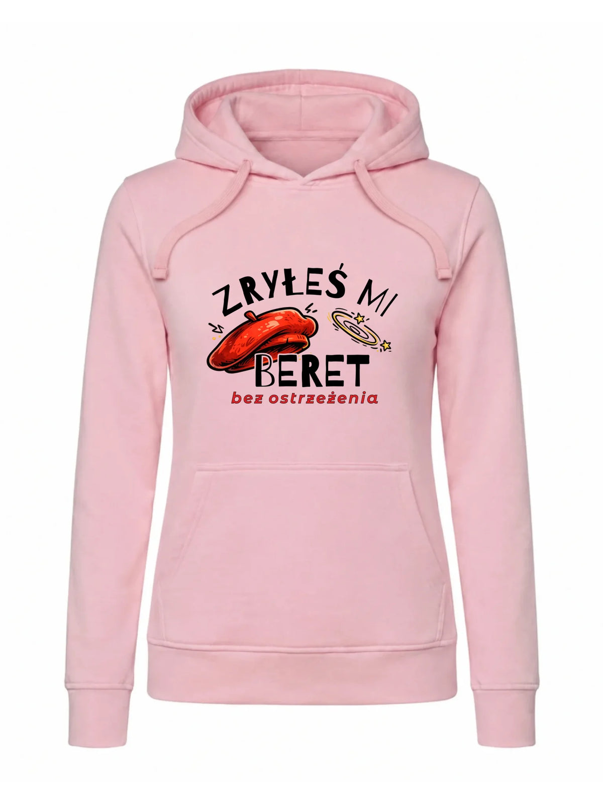 Bluza damska z kapturem - Zryłeś mi beret DZ35