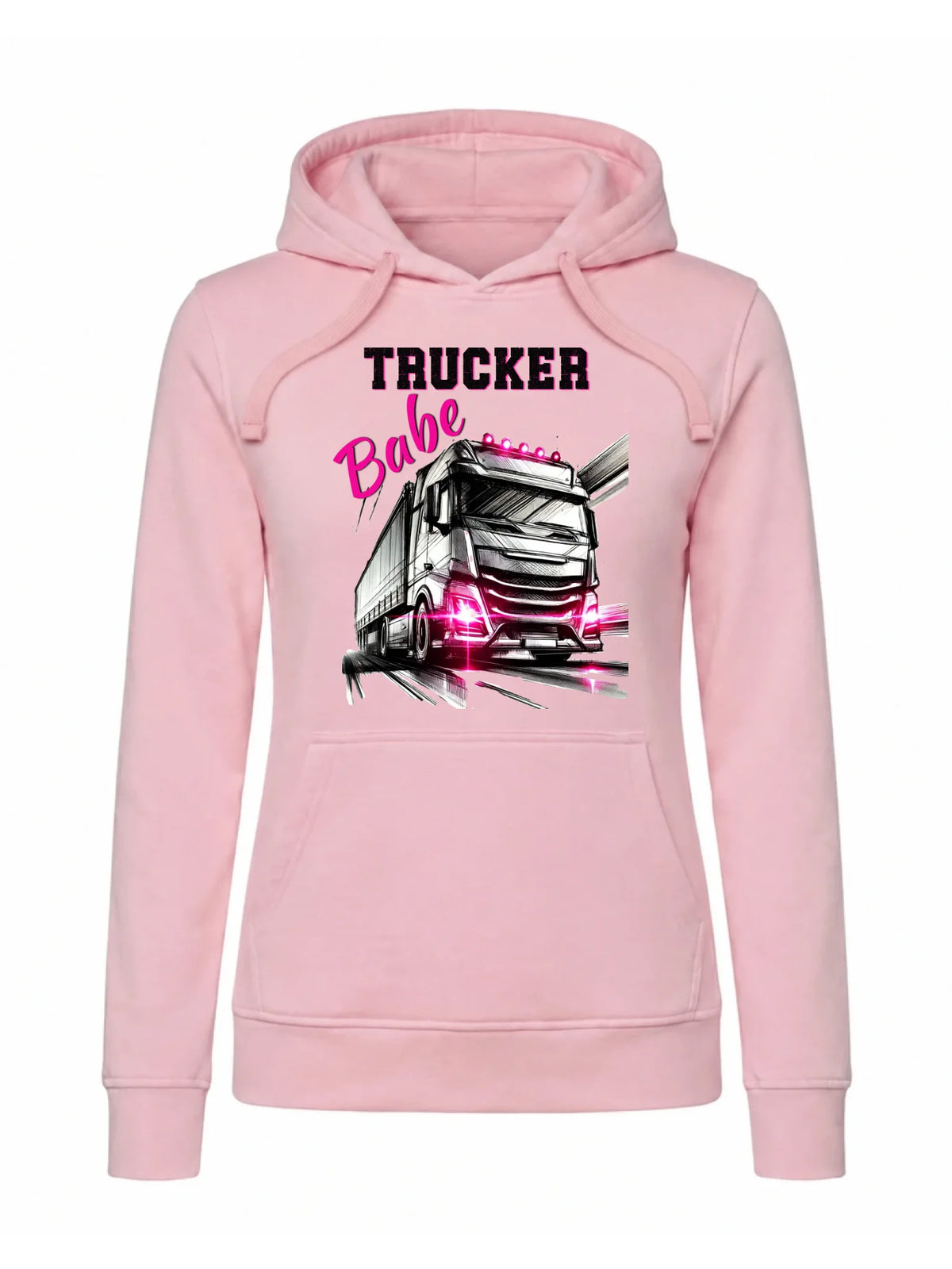 Bluza damska z kapturem - kierowca ciężarówki - Trucker Babe ZKT13